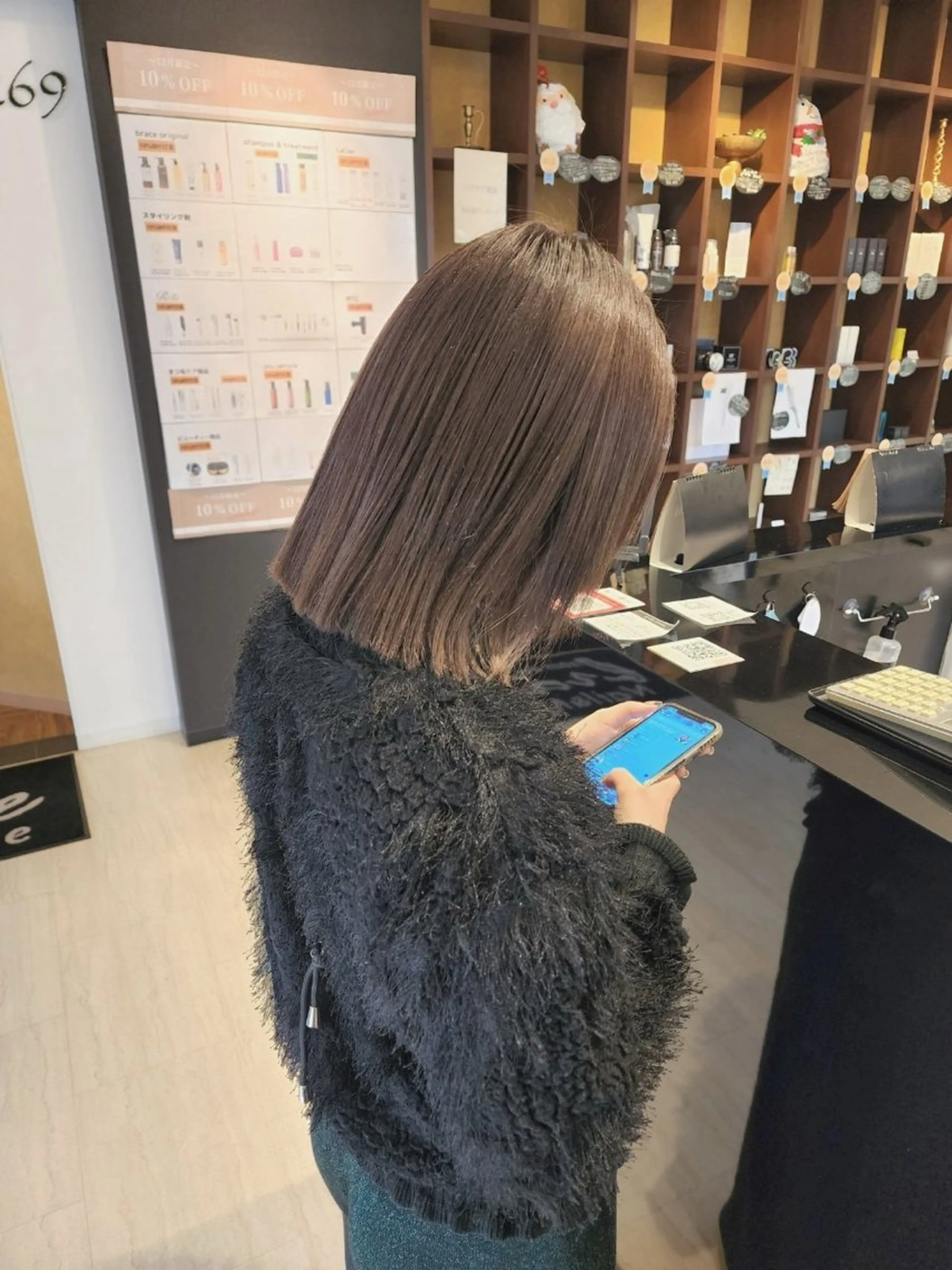 ミディアム カラー 益田 実苗 //カラー//布施のヘアスタイル