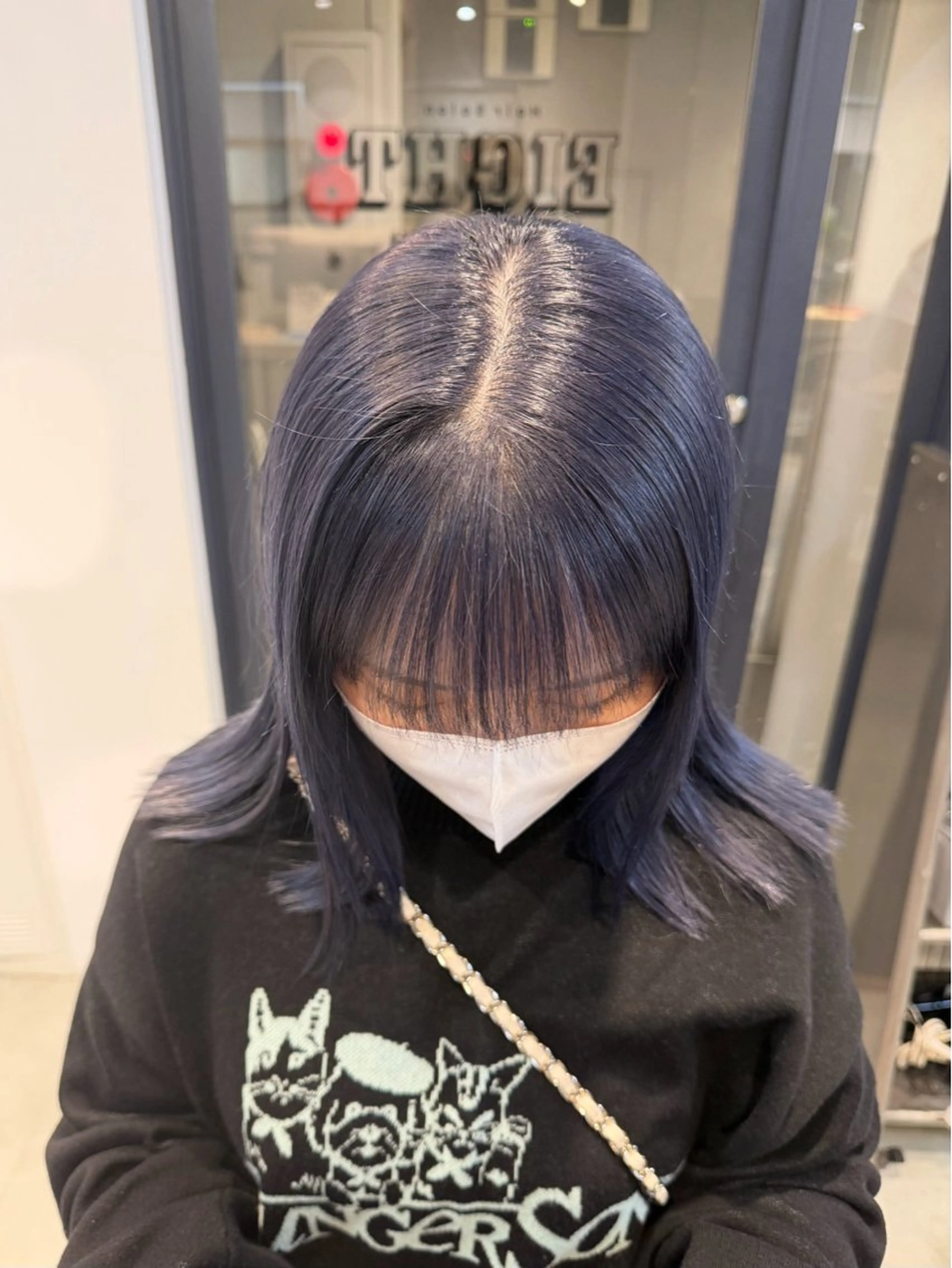 ミディアム カラー ブルーカラー カット ヘアカラー 🌷レイヤーカット/ フルキシオリ🌷のヘアスタイル