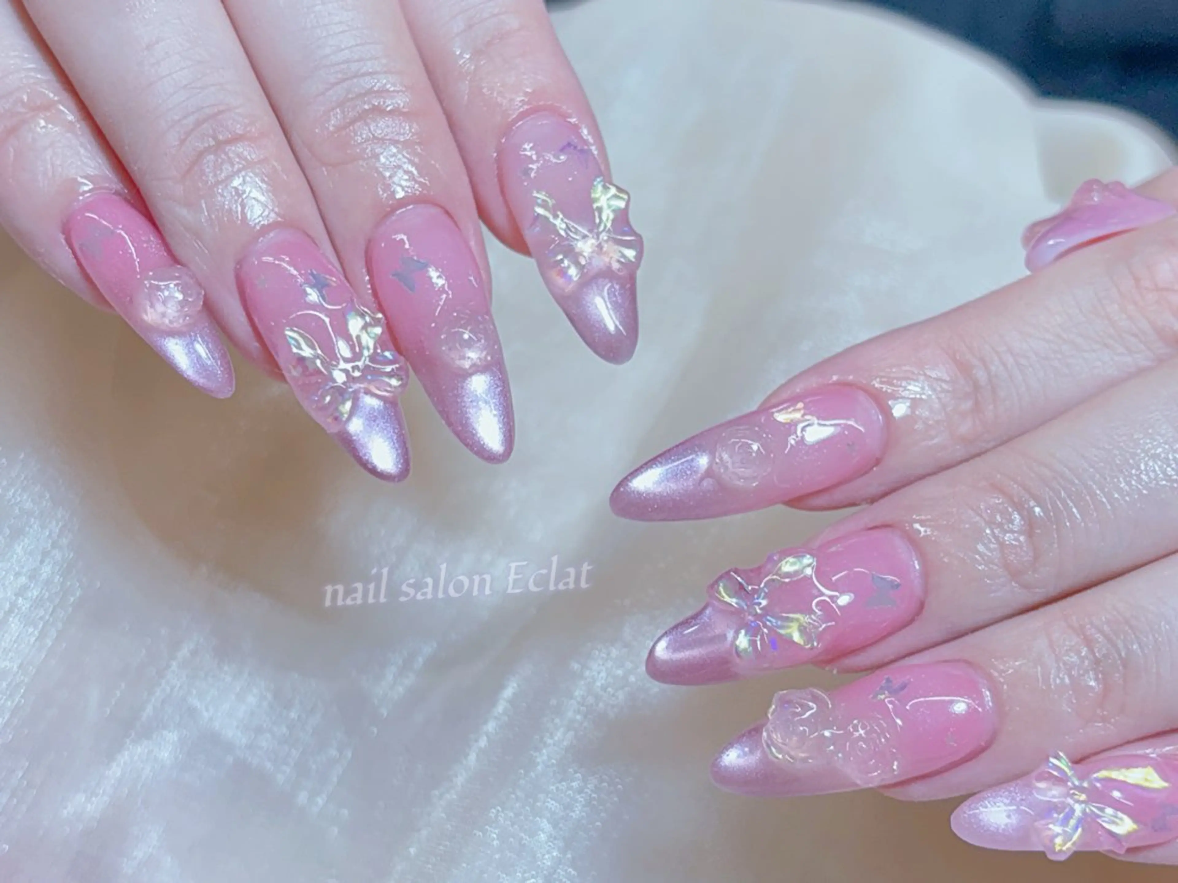 ネイル ハンドネイル ハンドケア ネイルサロンエクラ 🫧Shizukaのネイルデザイン