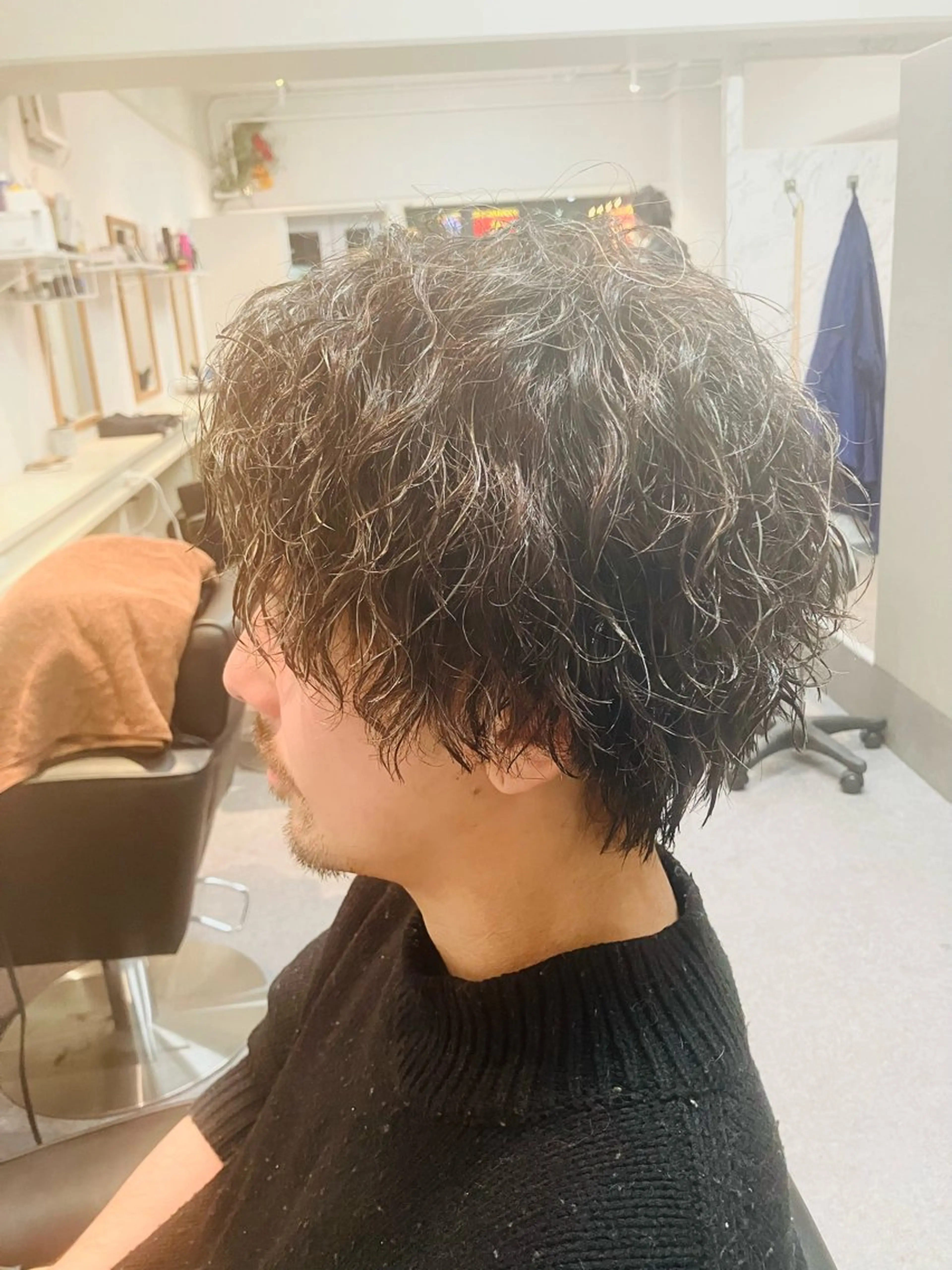 パーマ メンズ カット パーマ メンズ特化/パーマ/ フェードWATARUのヘアスタイル