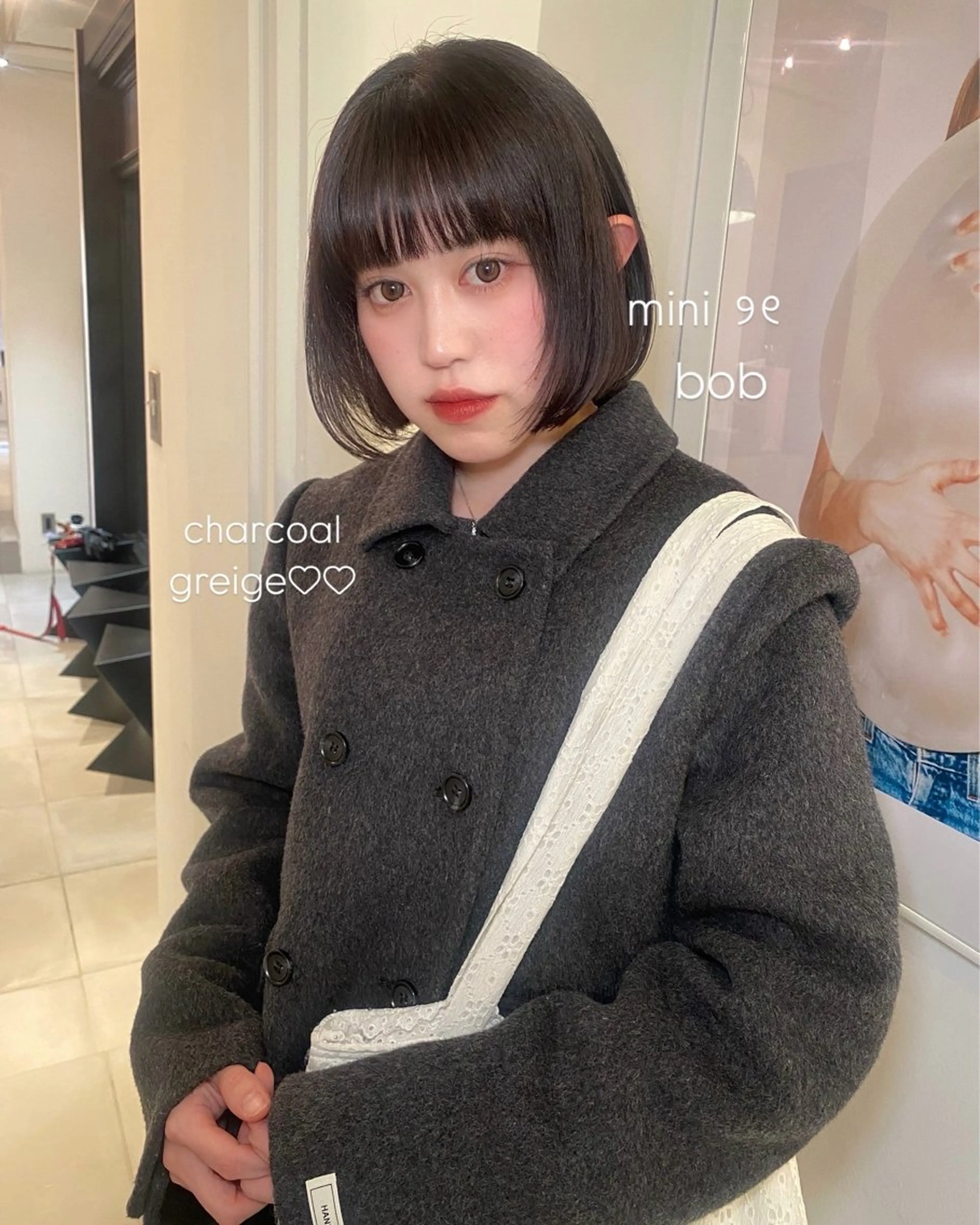 ショート riria/ボブ /ブラウンカラー🎀のヘアスタイル