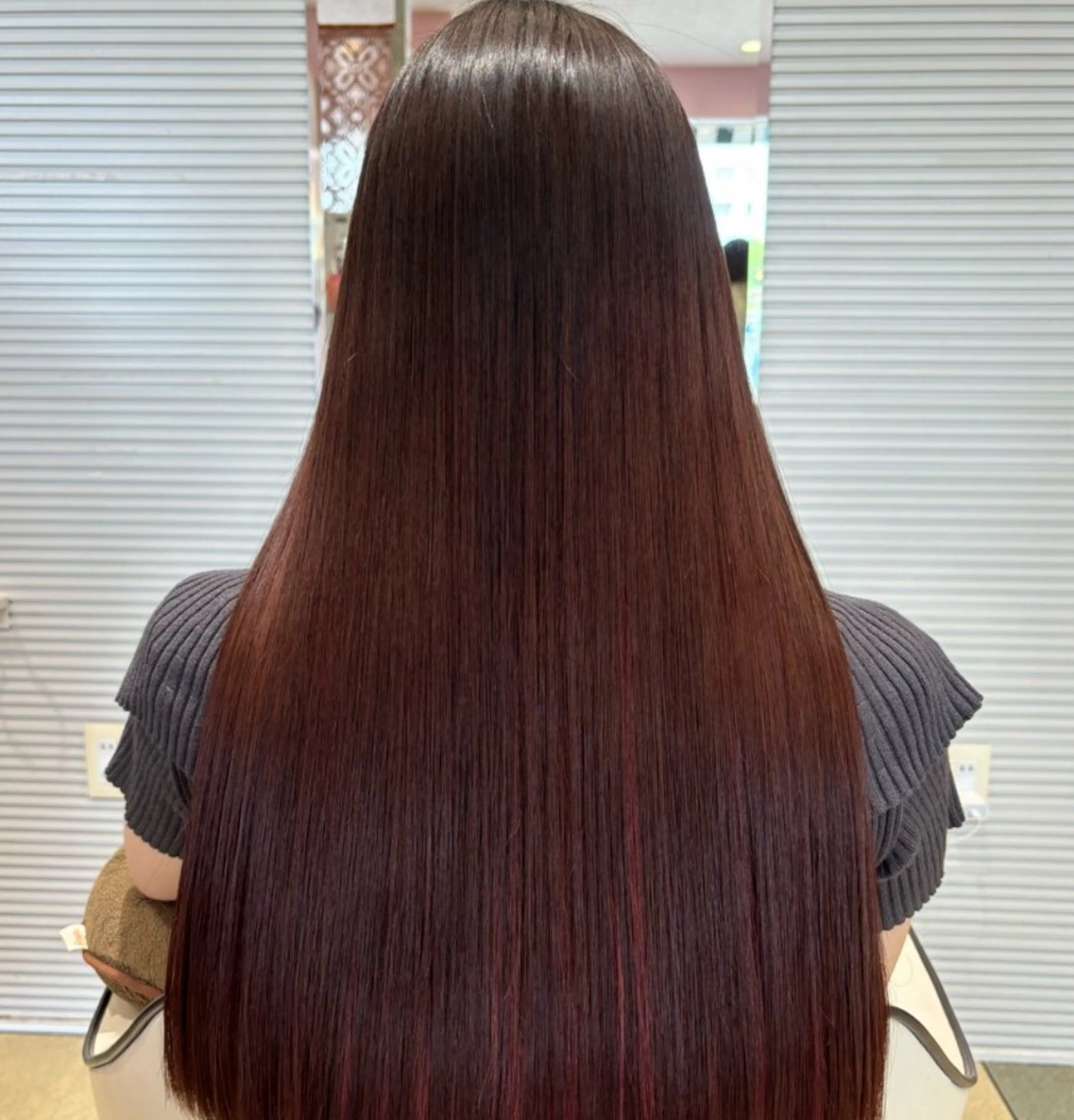 ロング カラー カット ヘアカラー トリートメント 透明感カラー/ くびれヘア/ユウユのヘアスタイル