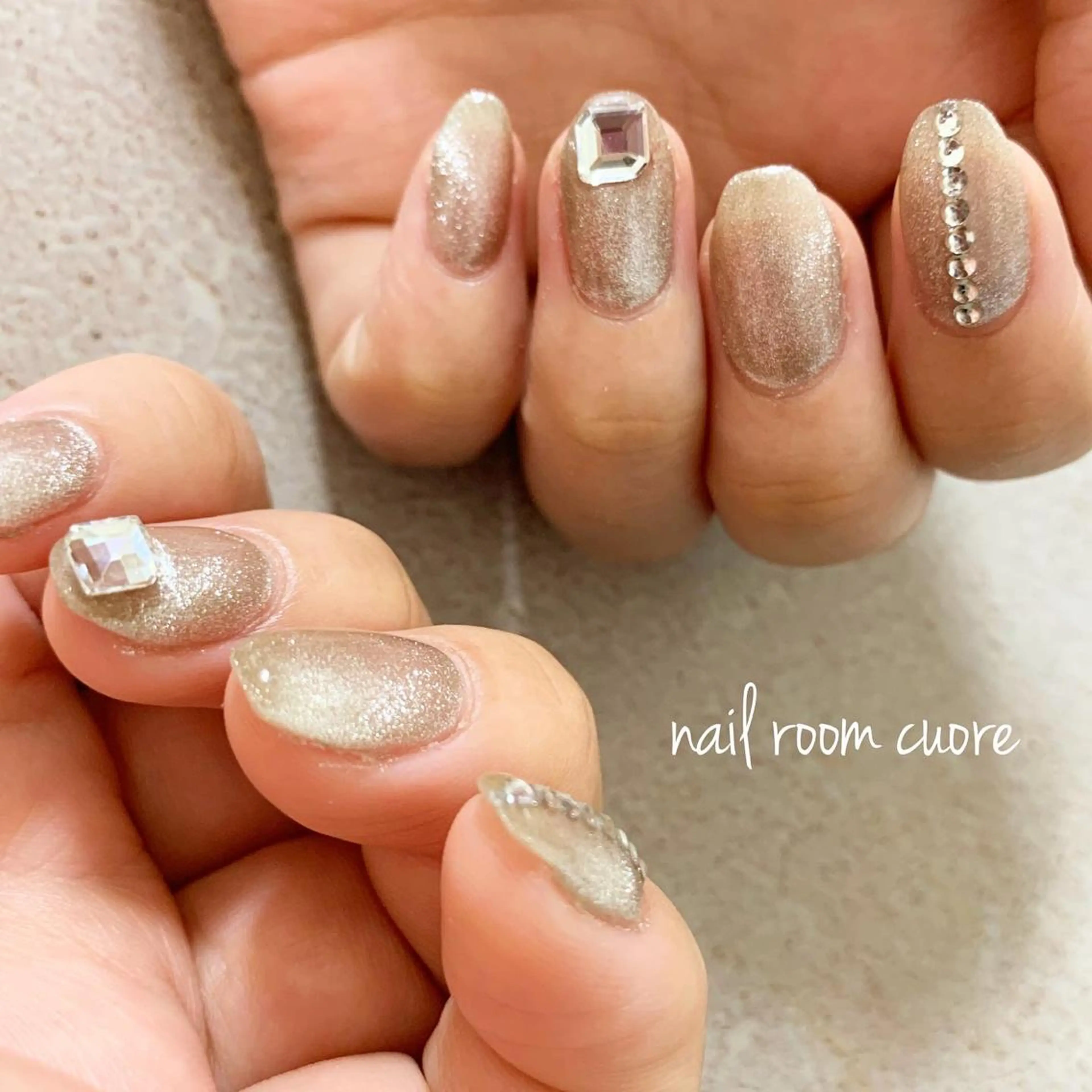 ネイル マグネットネイル nail room  cuore所属・松尾 典子のネイルデザイン