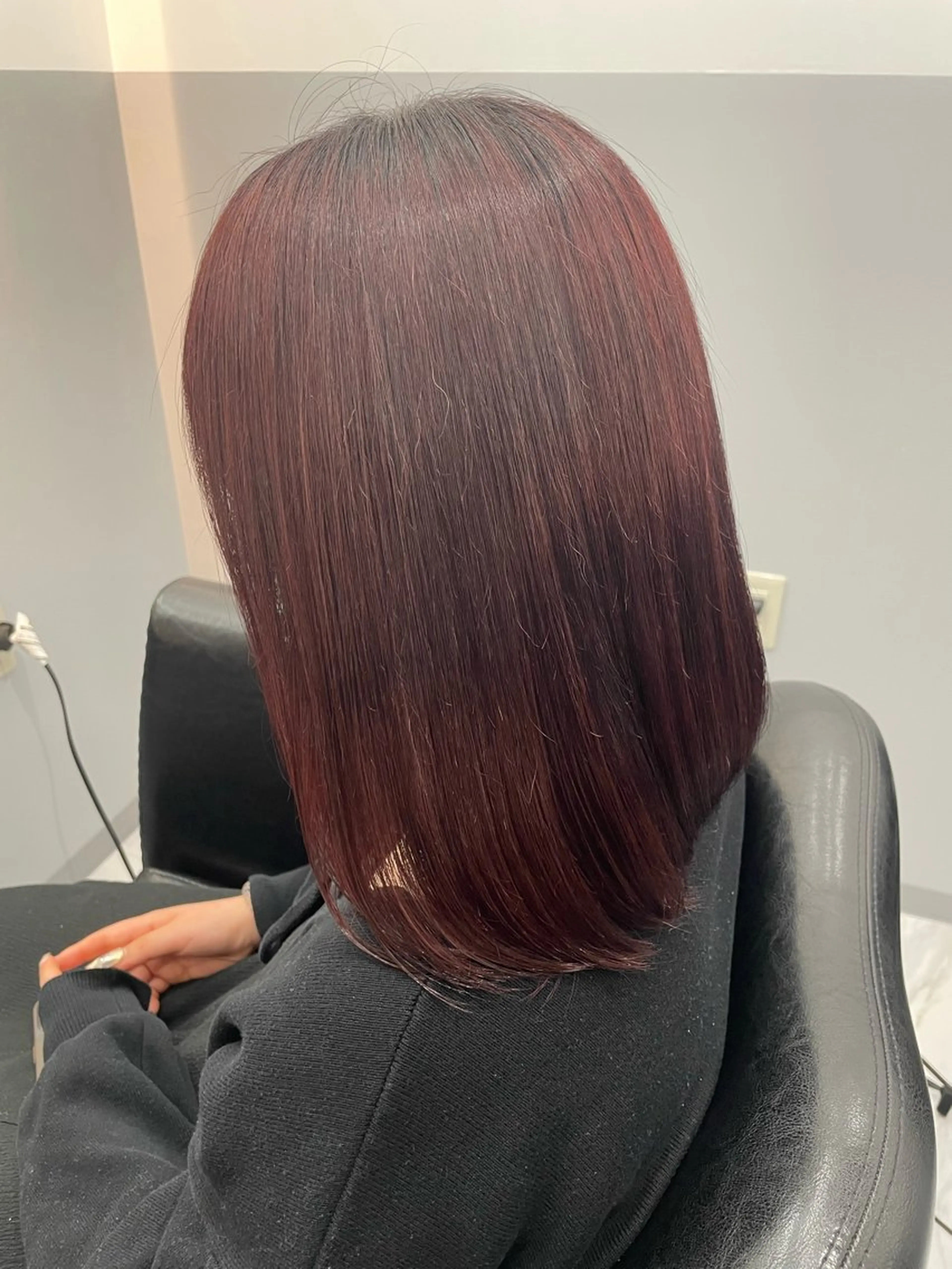 ミディアム ヘアカラー トリートメント 🦋saki🦋 髪質改善🦋のヘアスタイル