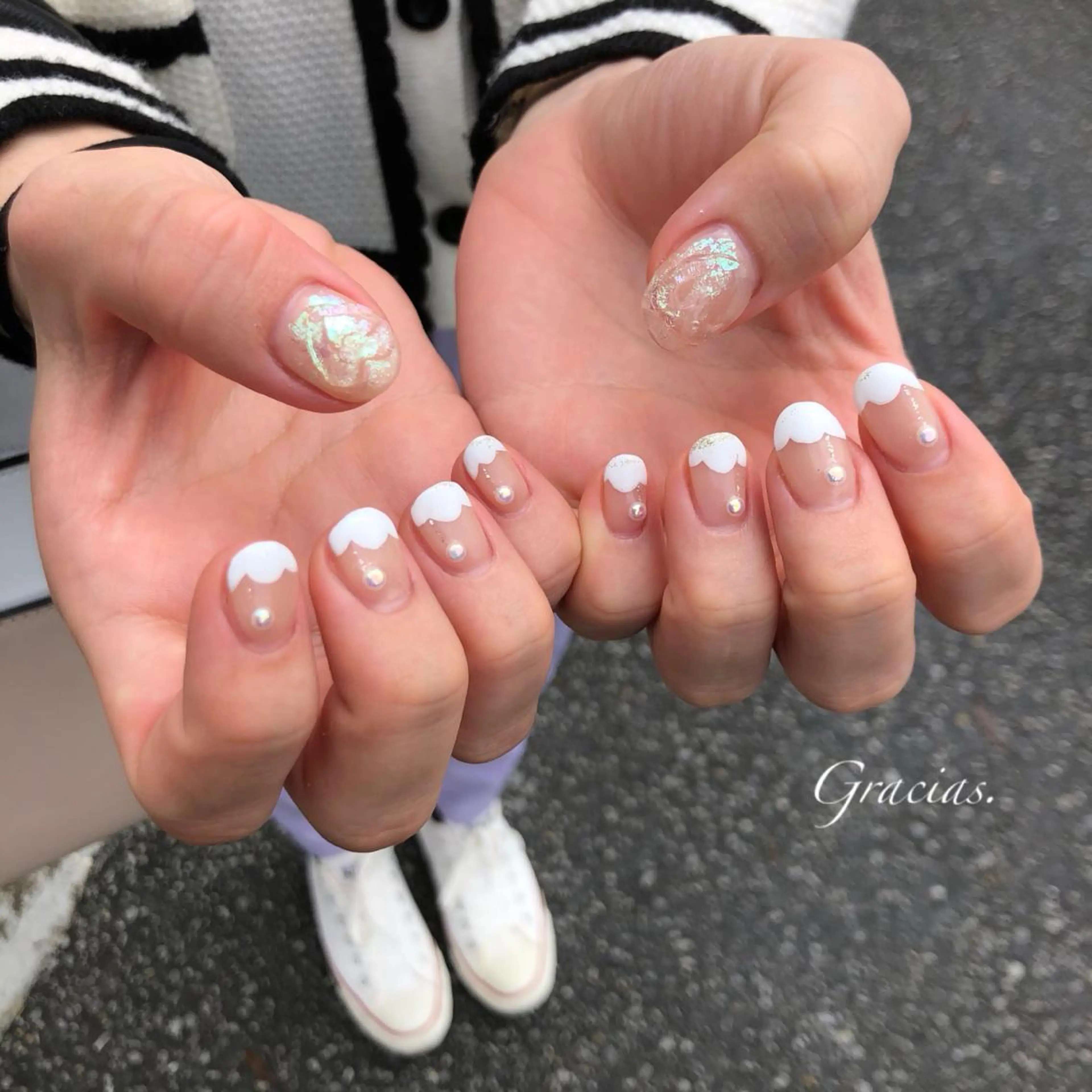 ネイル ハンドネイル Gracias. rieのネイルデザイン