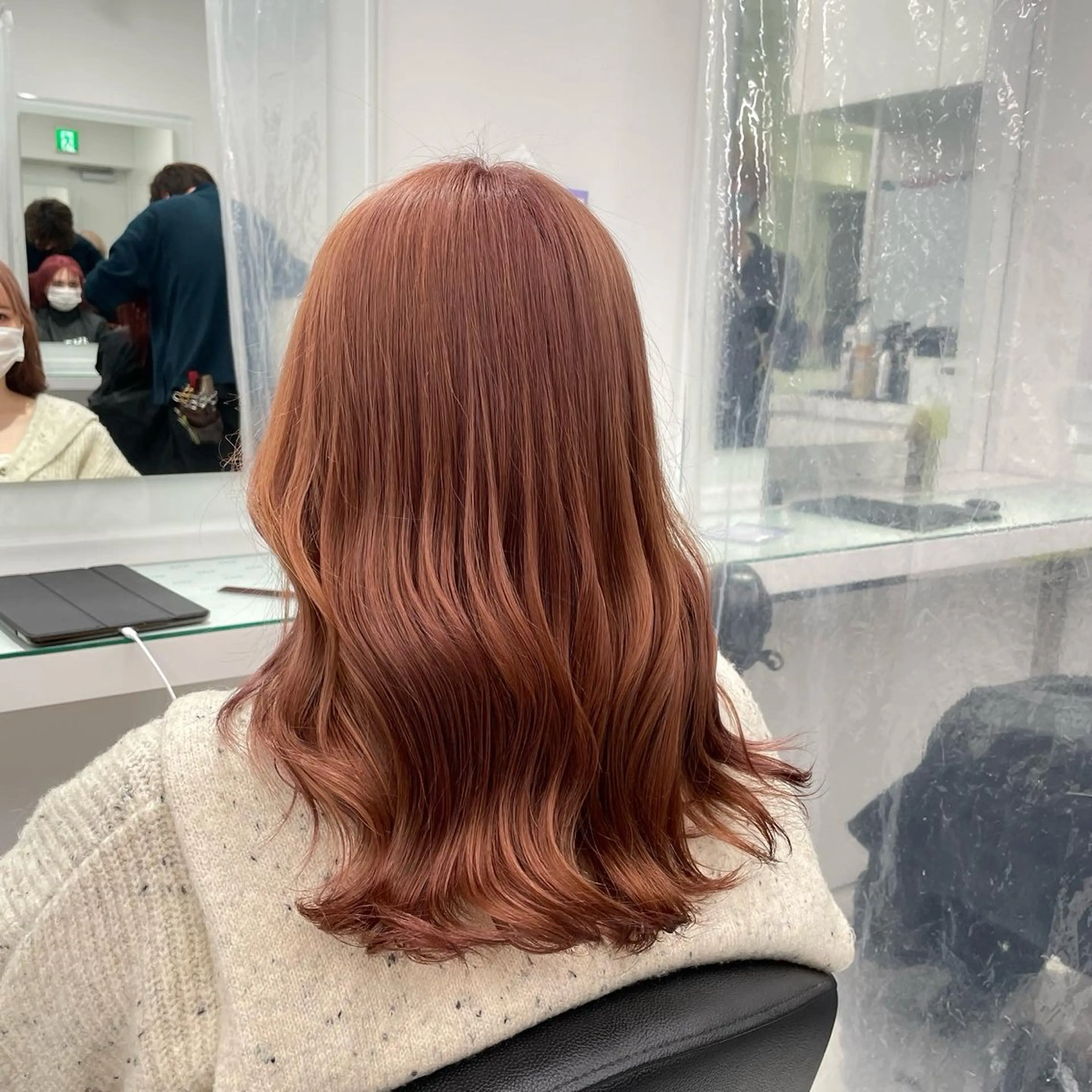 ミディアム カラー ヘアカラー トリートメント 透明感カラー 艶髪🫧Yumaのヘアスタイル