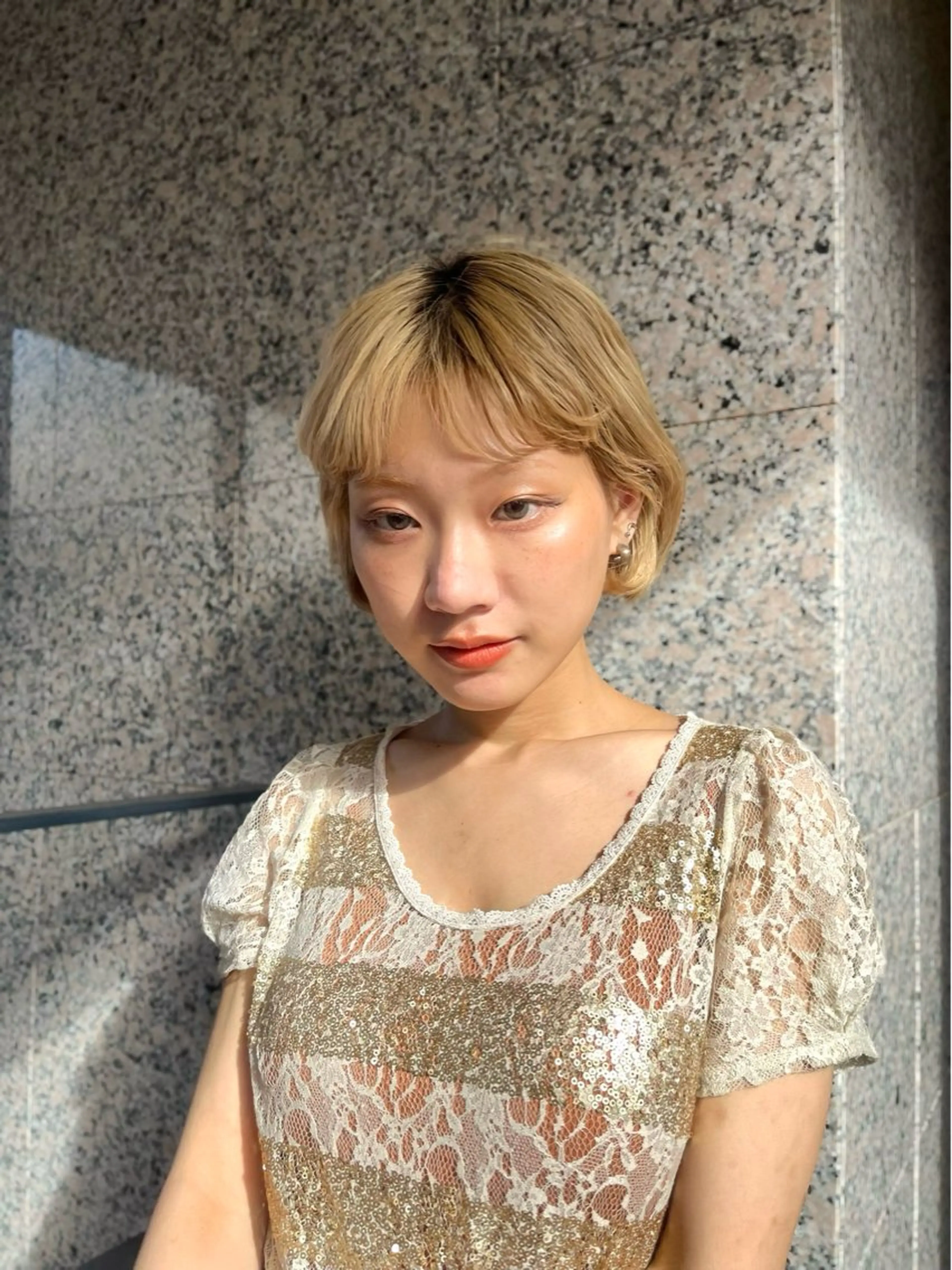 ショート カラー 松本優香/ボブ/ダ ブルカラー/髪質改善のヘアスタイル