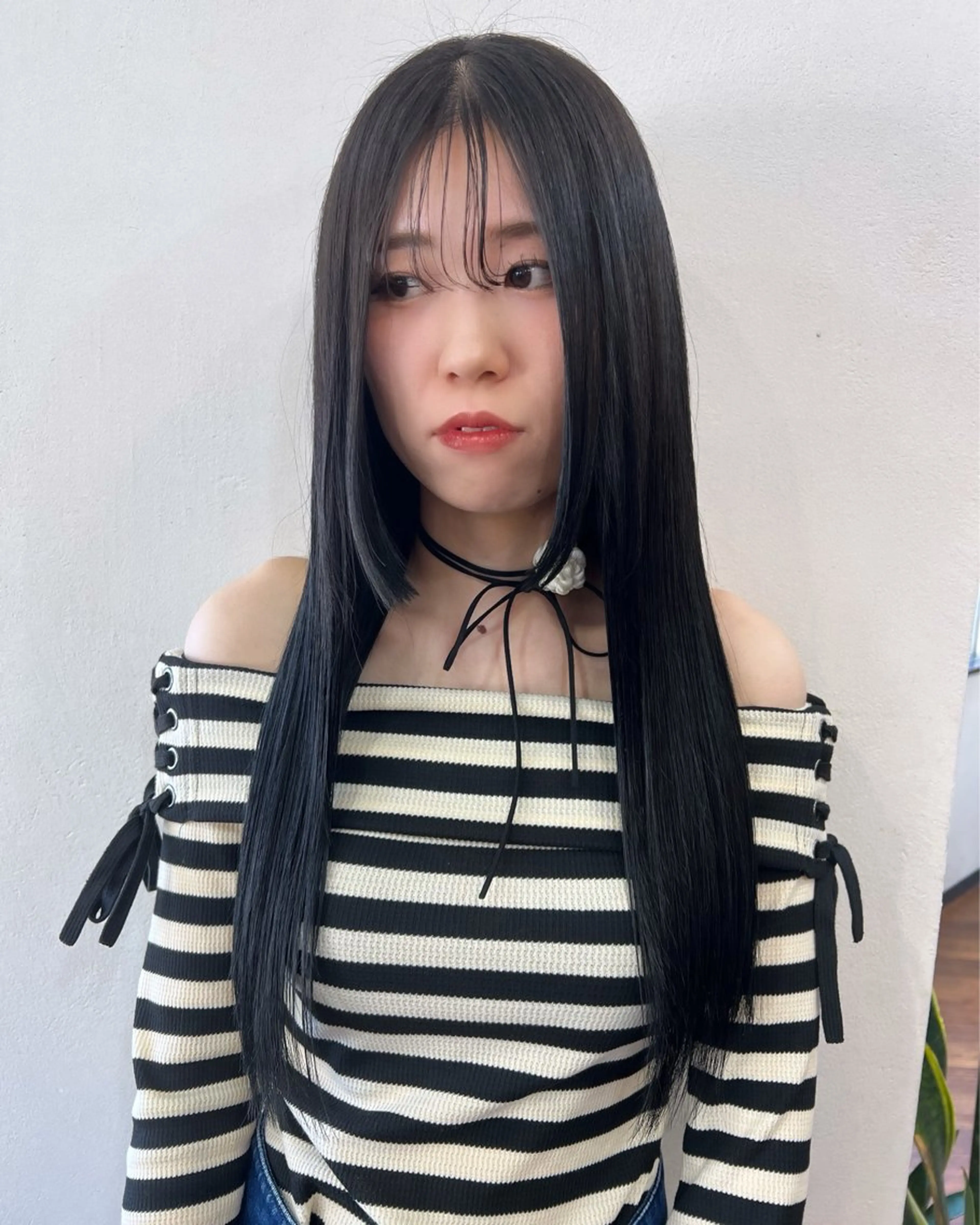 ロング 姫カット うざバング 韓国ヘア 🎀華澄のヘアスタイル