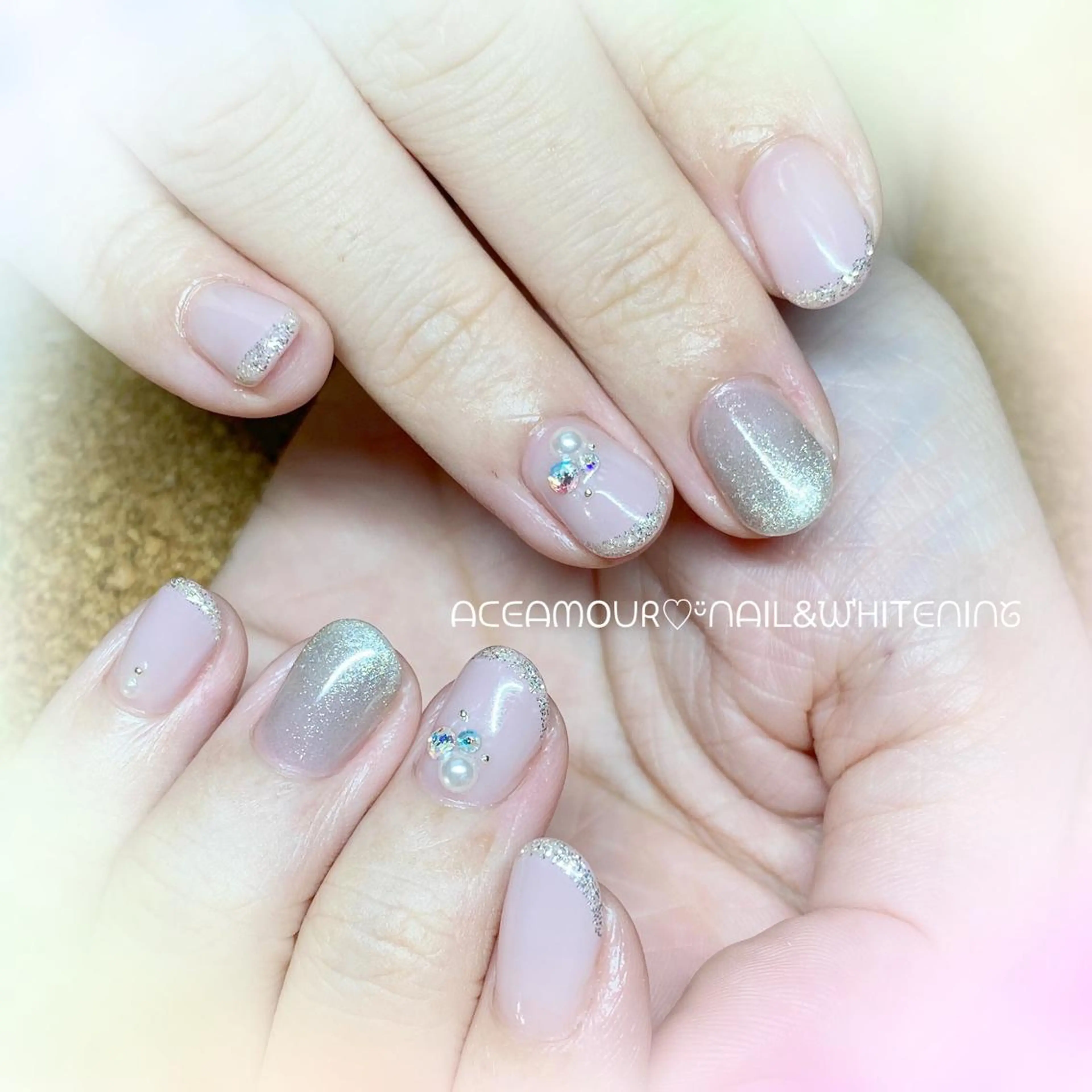 ネイル ネイル/耳つぼ /新ホワイトニングのネイルデザイン