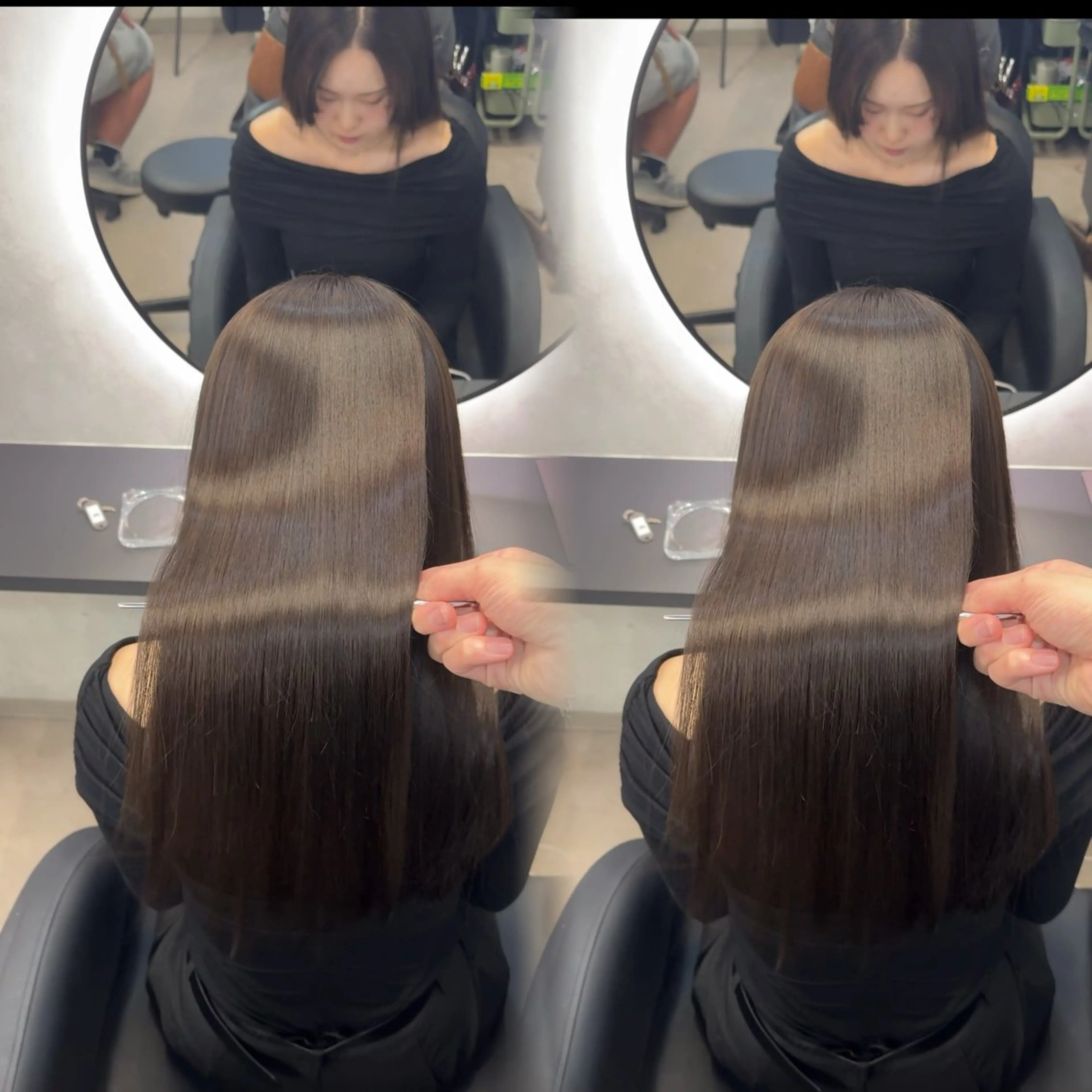 ロング カラー ヘアアレンジ カット ヘアカラー トリートメント 新宿 /髪質改善/ 縮毛矯正/ヒュウガのヘアスタイル