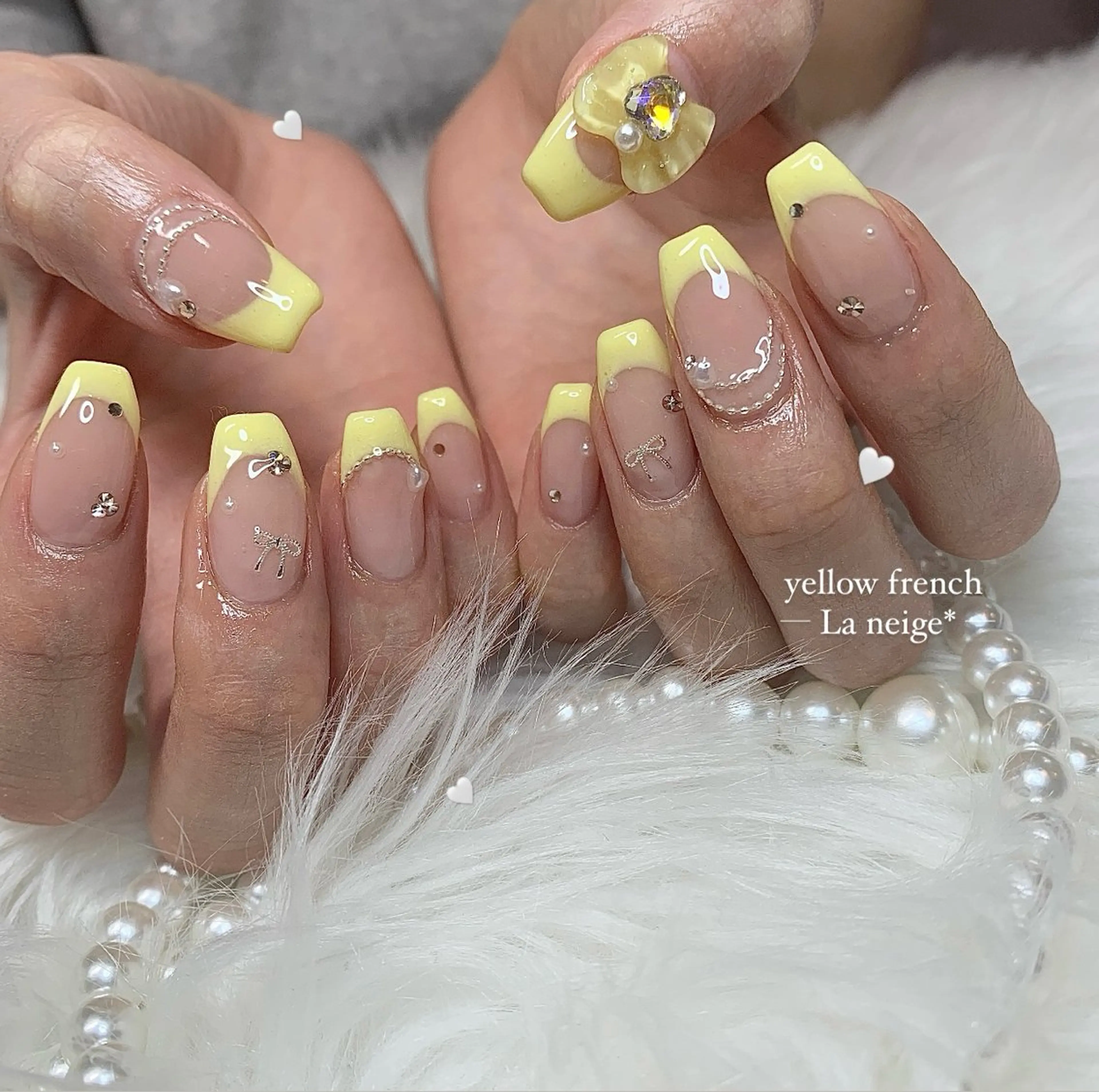 ネイル ハンドネイル La neige* yuki 🐩🌙のネイルデザイン