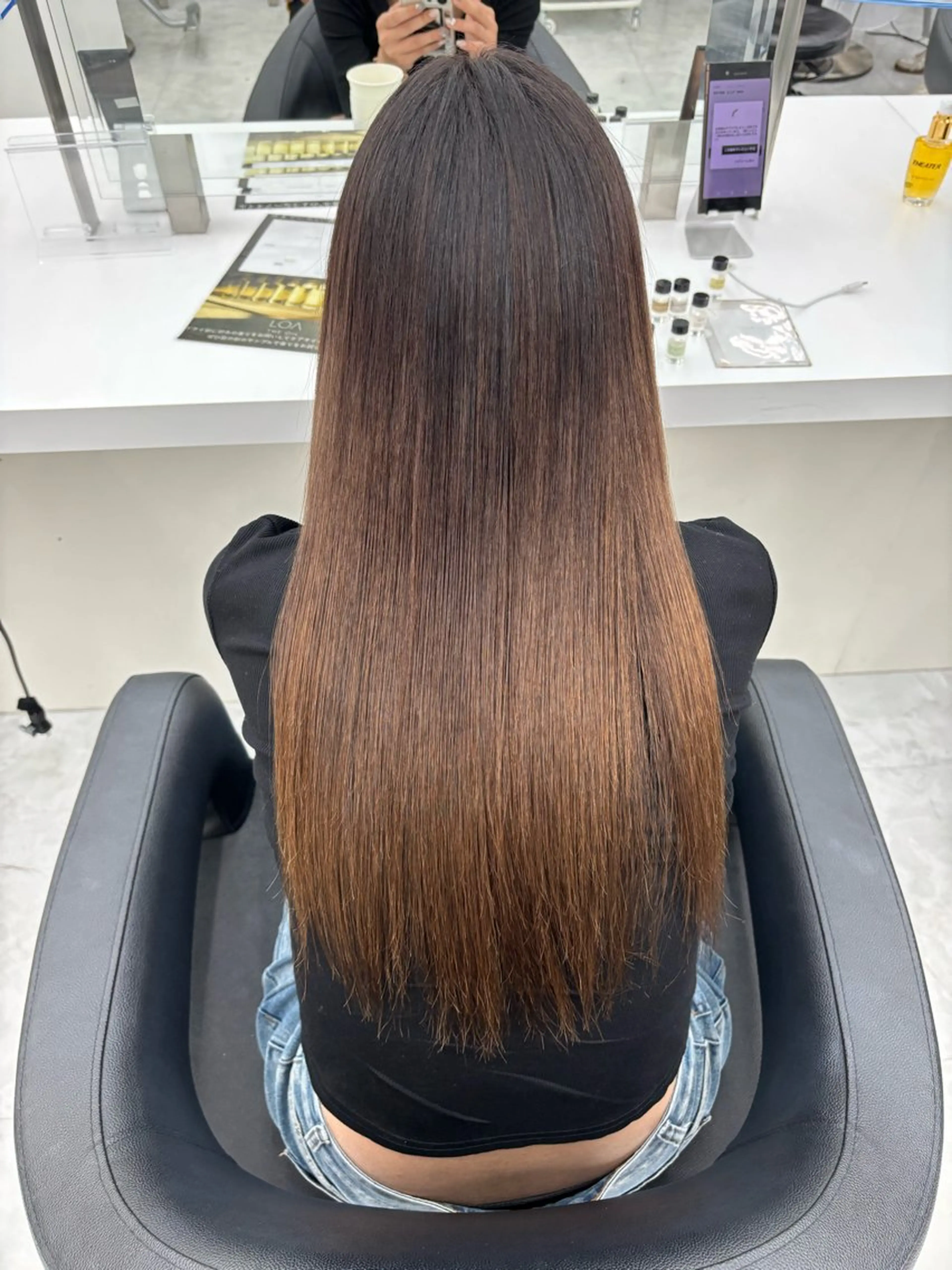 ロング トリートメント トレンドカラー🎀 miku🪞🩰のヘアスタイル