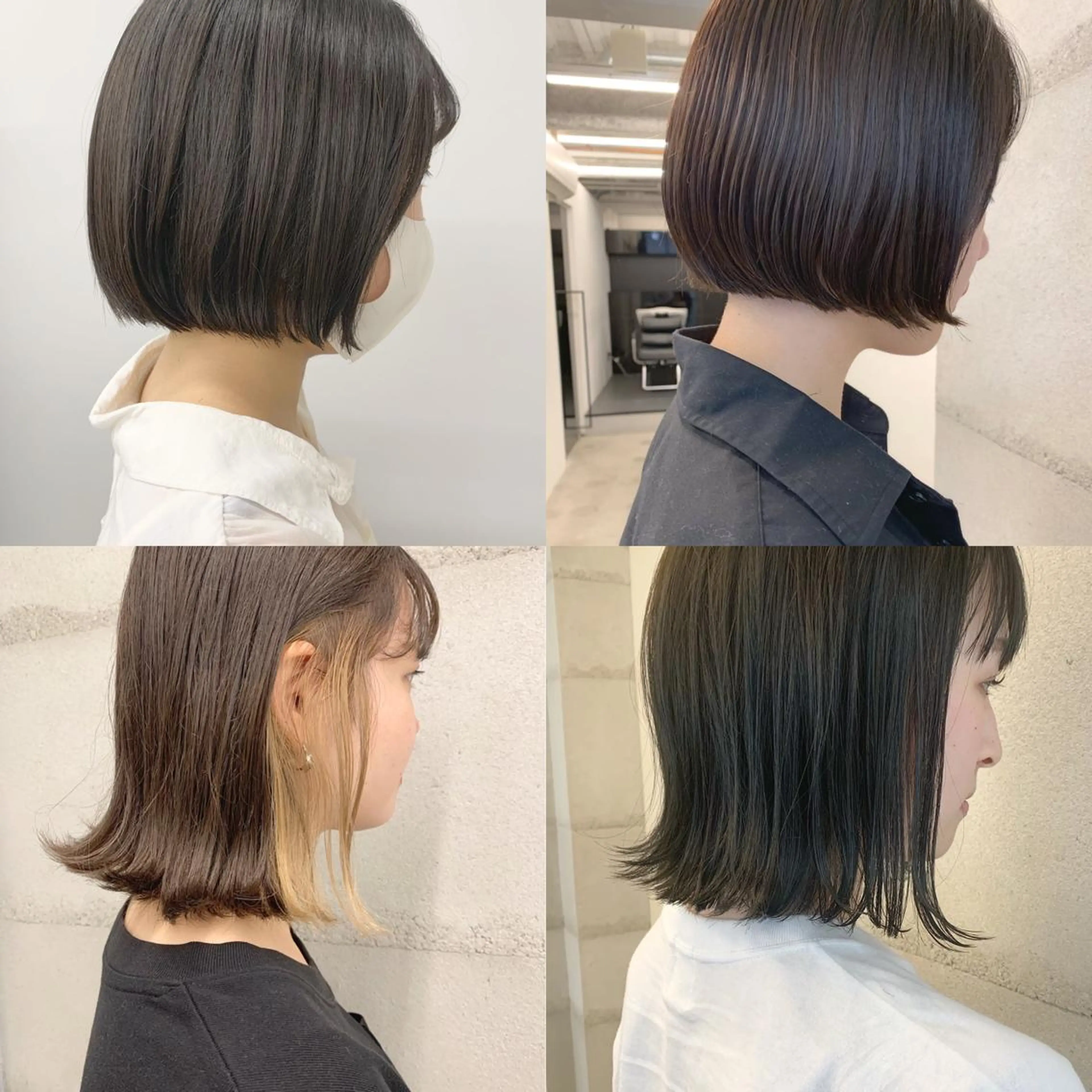 ショート カラー 透明感/オリーブ/ グレージュ/YUKAのヘアスタイル