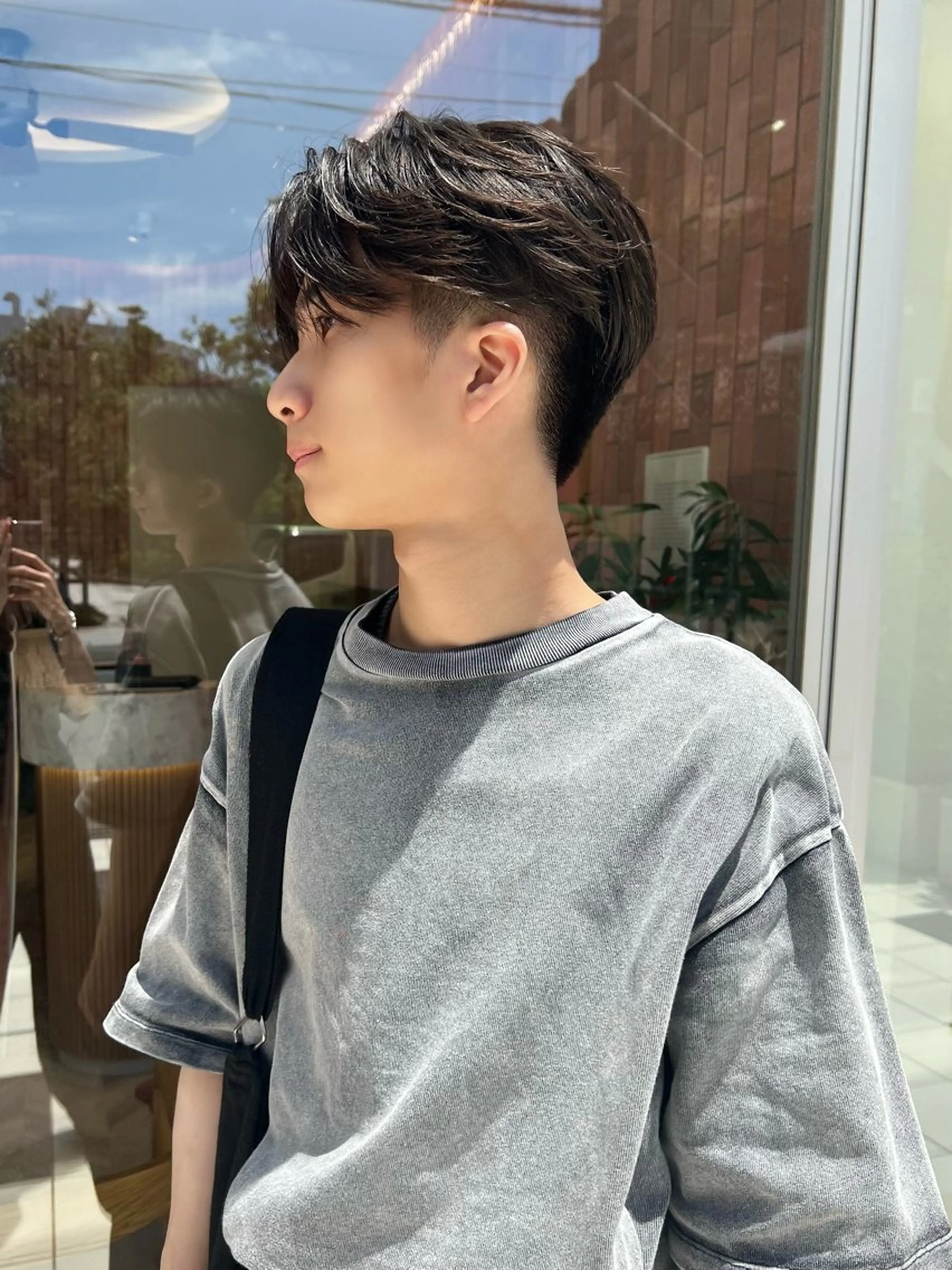 メンズ 毛流れフェザー スタイル🔹竹内凌のヘアスタイル