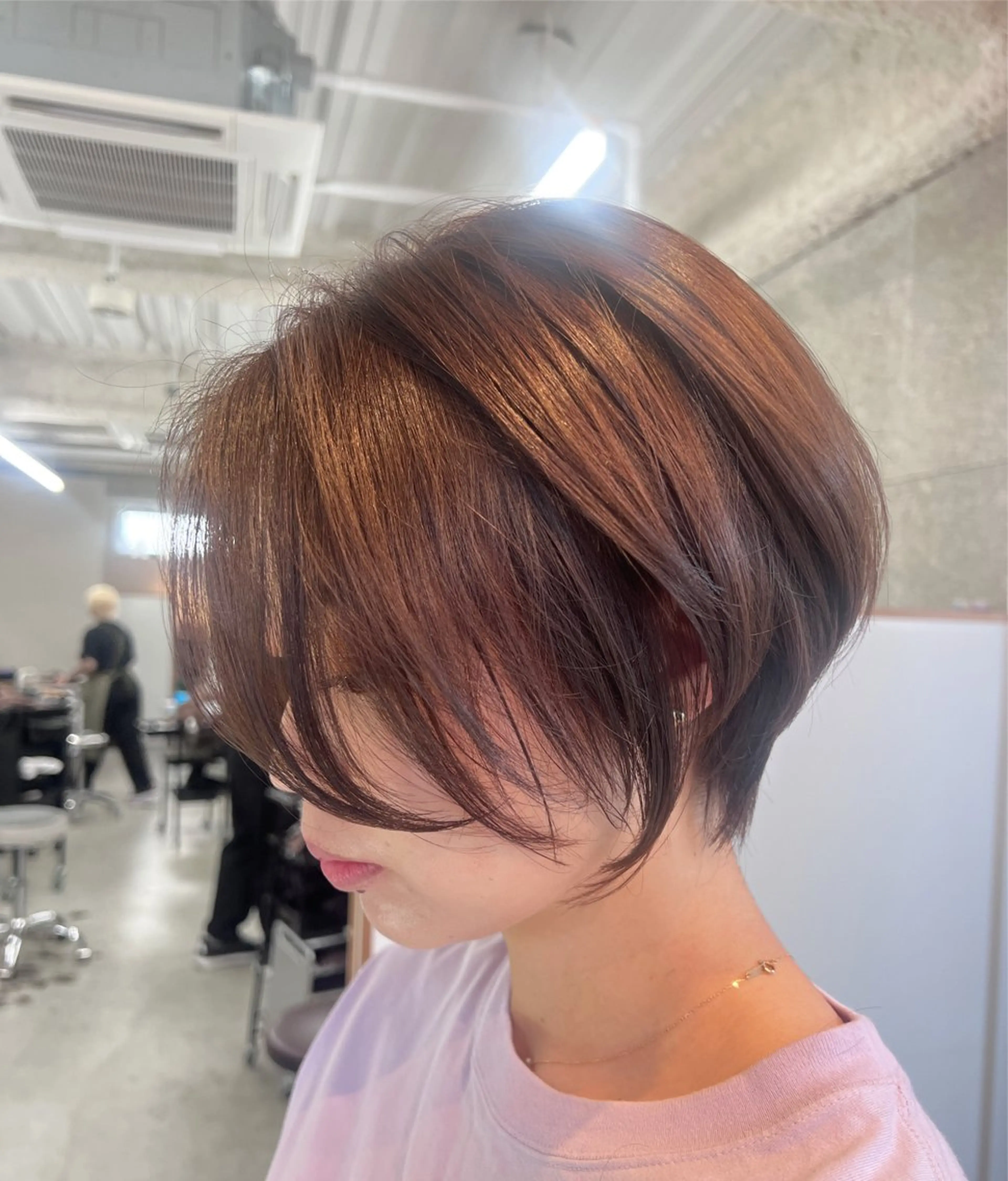 ショート ショートボブ ハンサムショート ボブ くびれヘア 髪質改善 辻川 一真のヘアスタイル