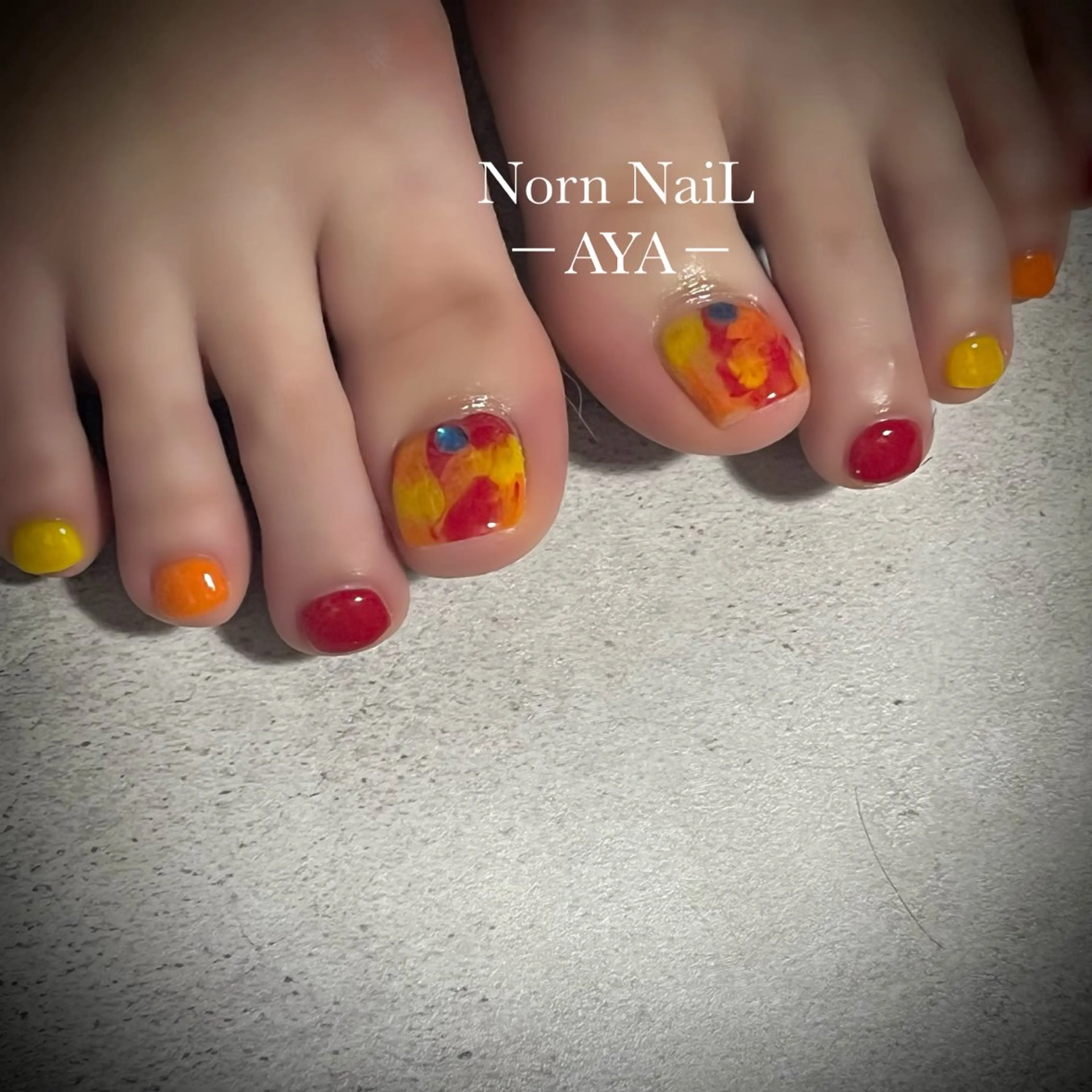 ネイル フットネイル U Ayaのネイルデザイン