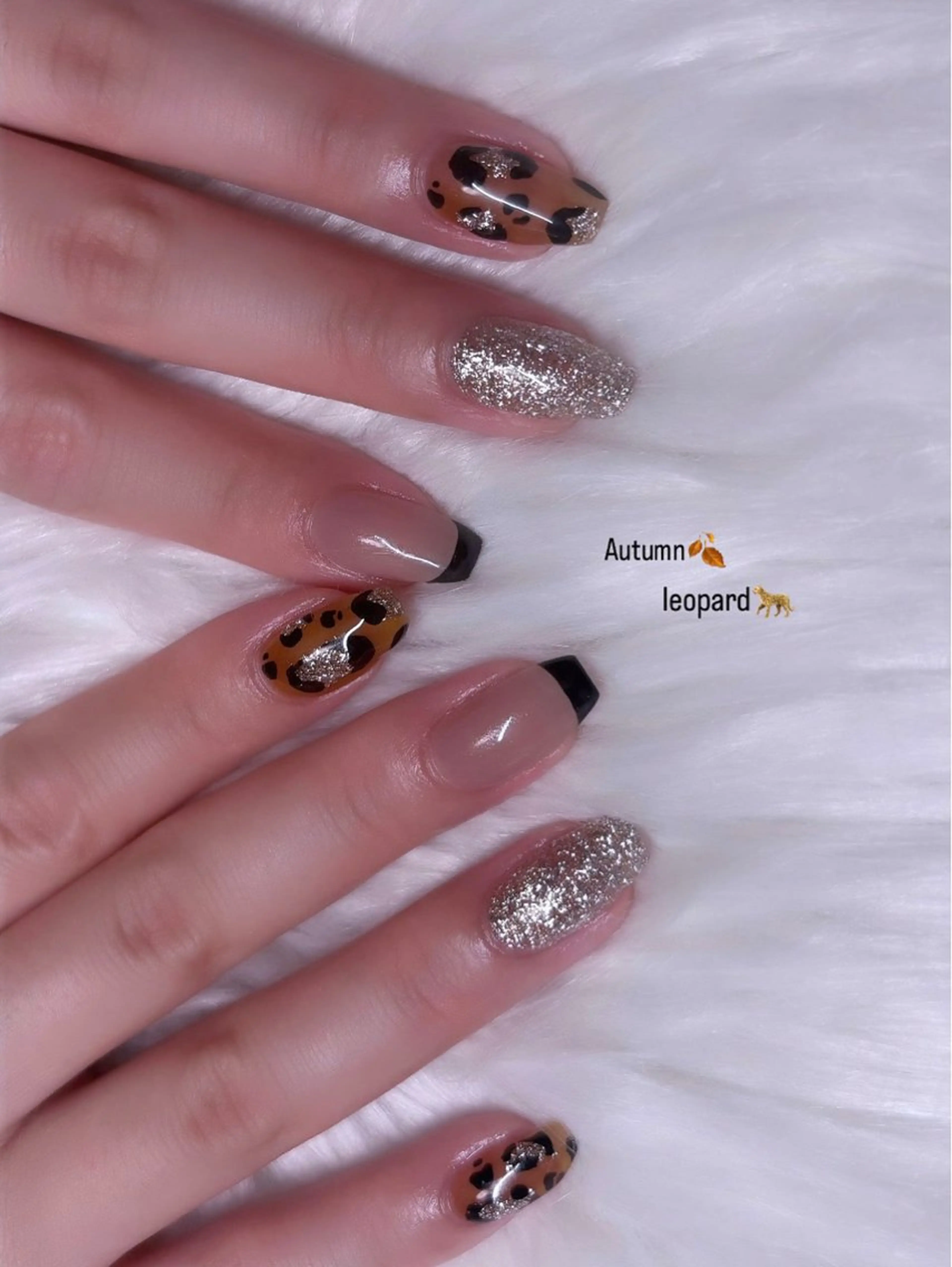 ネイル アニマル柄 ハンドネイル Lino  Nail所属・Lino Nailのネイルデザイン