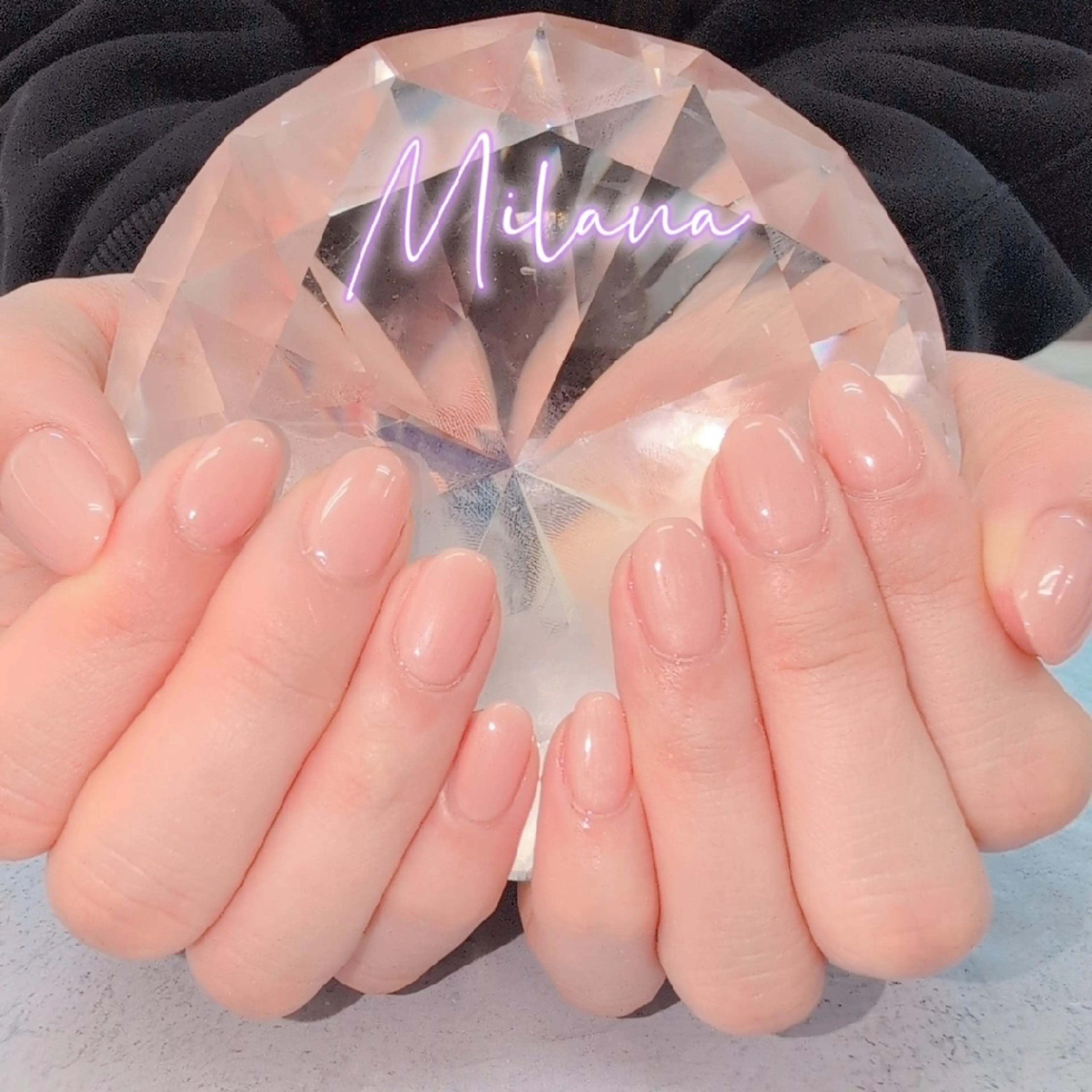 ネイル ワンカラーネイル ハンドネイル Milana 川瀬のネイルデザイン