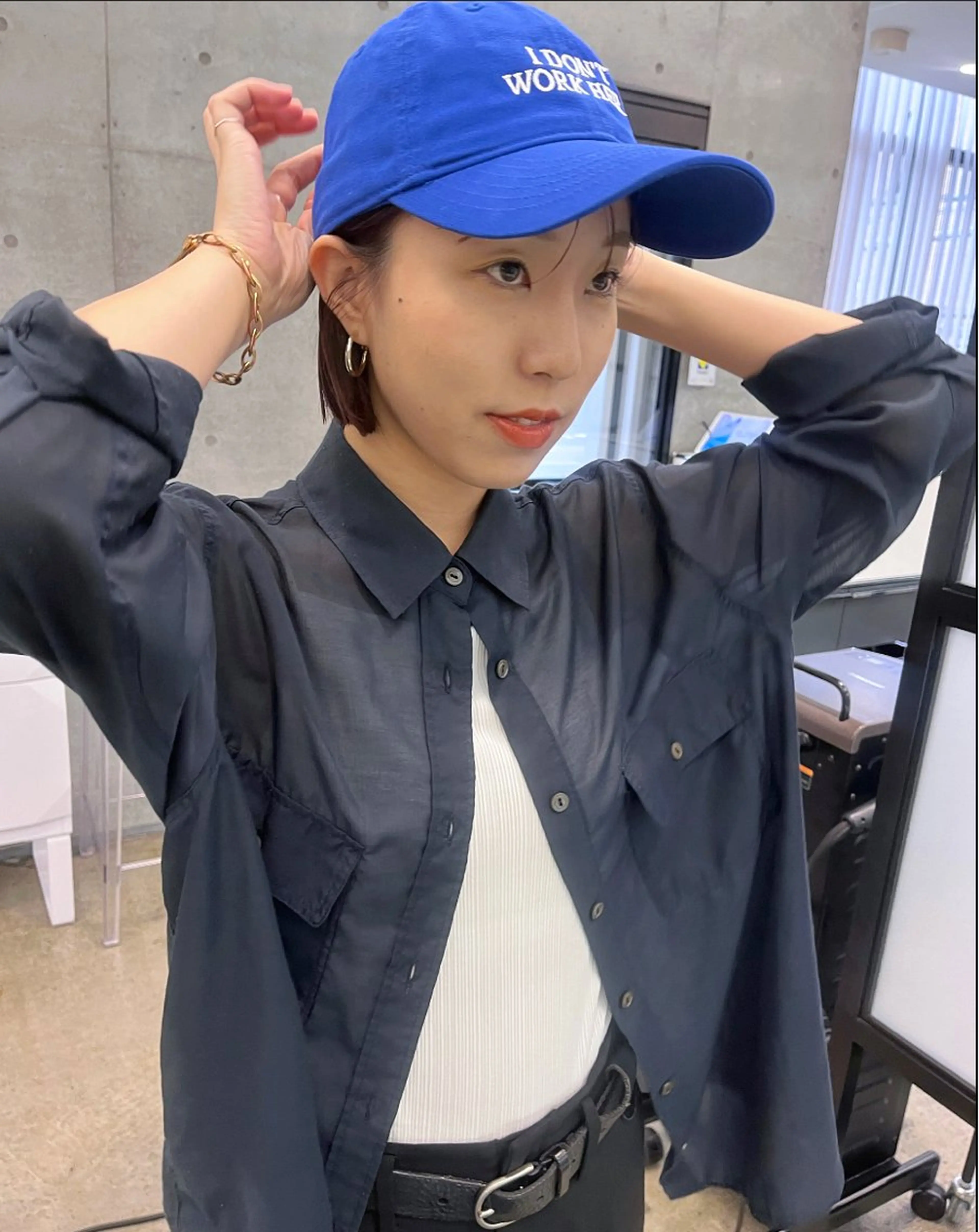 ショート カラー ボブ GO TODAY SHAiRE SALON表参道Polaris店所属・暖色カラー/ピンク カラー/HARUKAのヘアスタイル