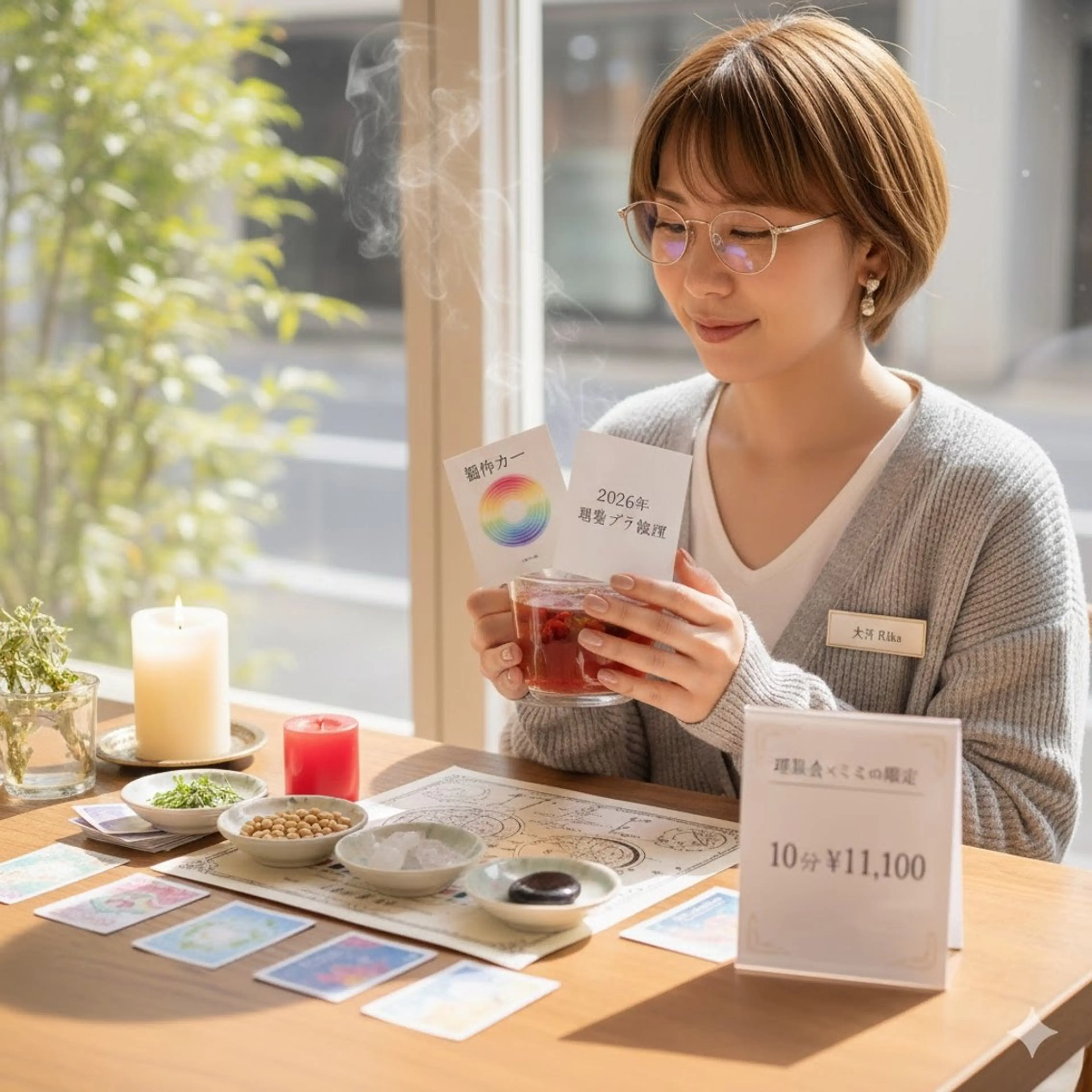 リラク 占い＆カルチャー　理煌舎　高知大丸店所属・涼風 六花のエステ・リラクイメージ