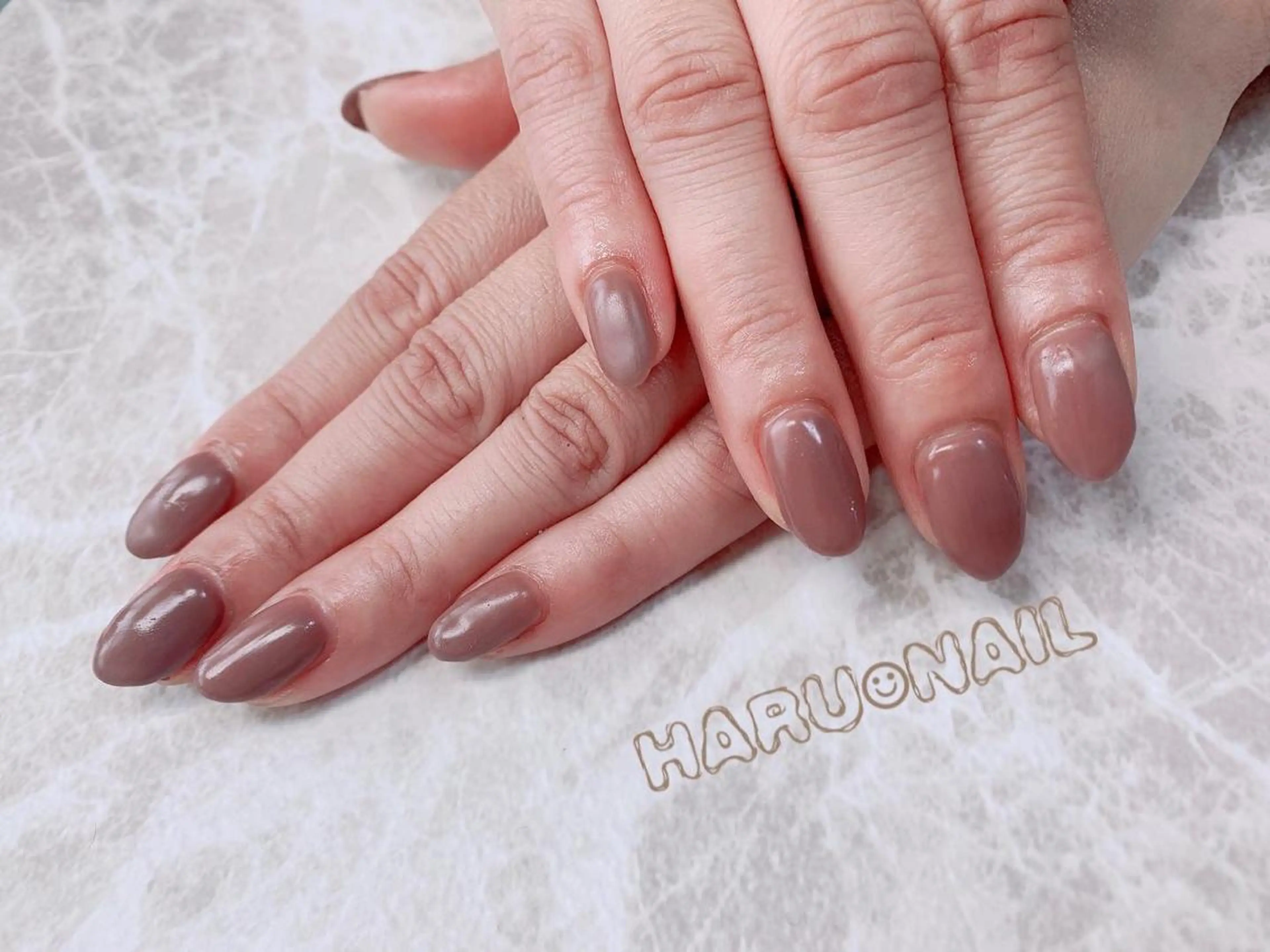 ネイル マットネイル ワンカラーネイル 赤色 痩身/脱毛/ネイル HARUKAのエステ・リラクイメージ