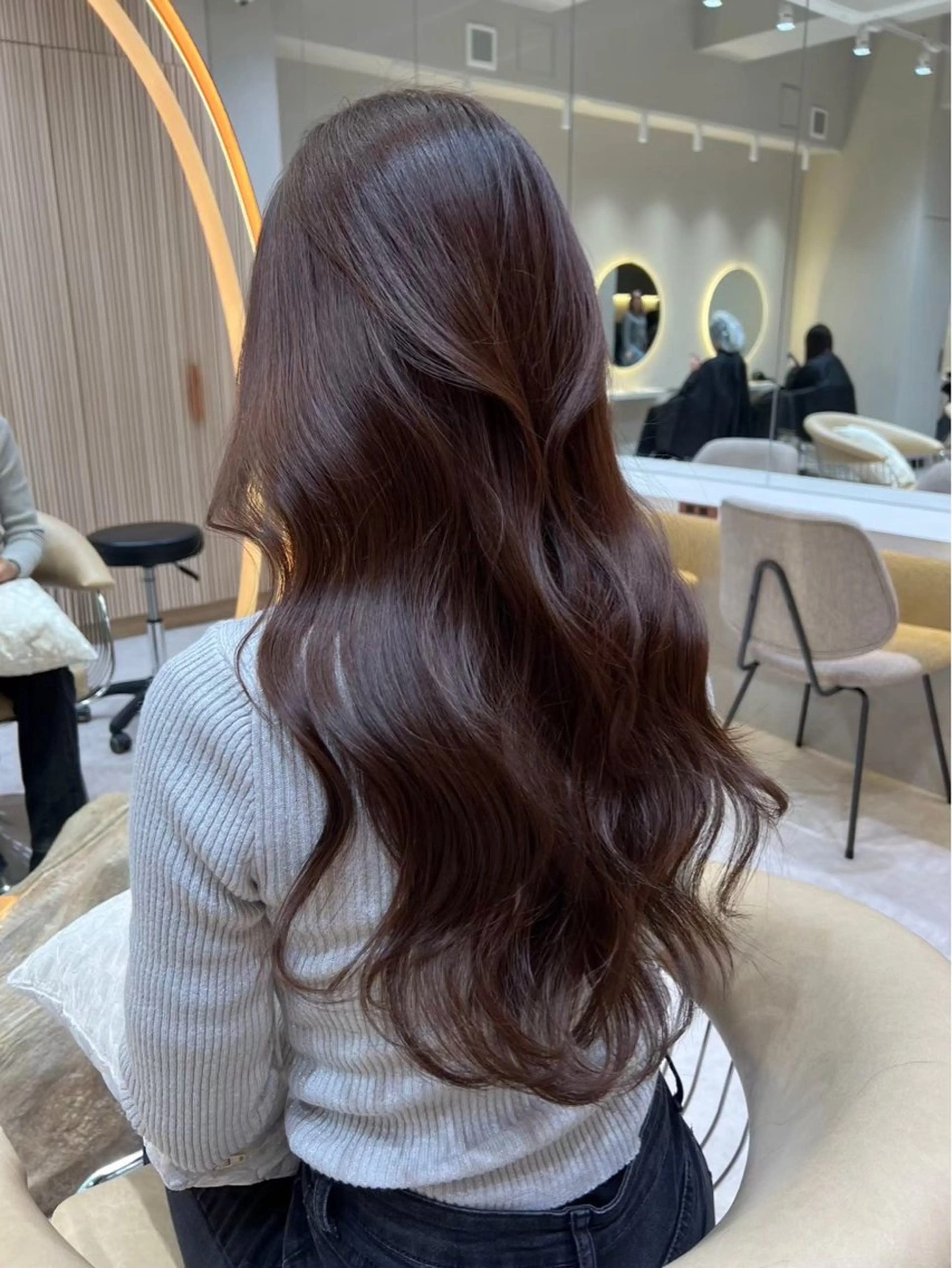 カラー 竹田 真梨子のヘアスタイル