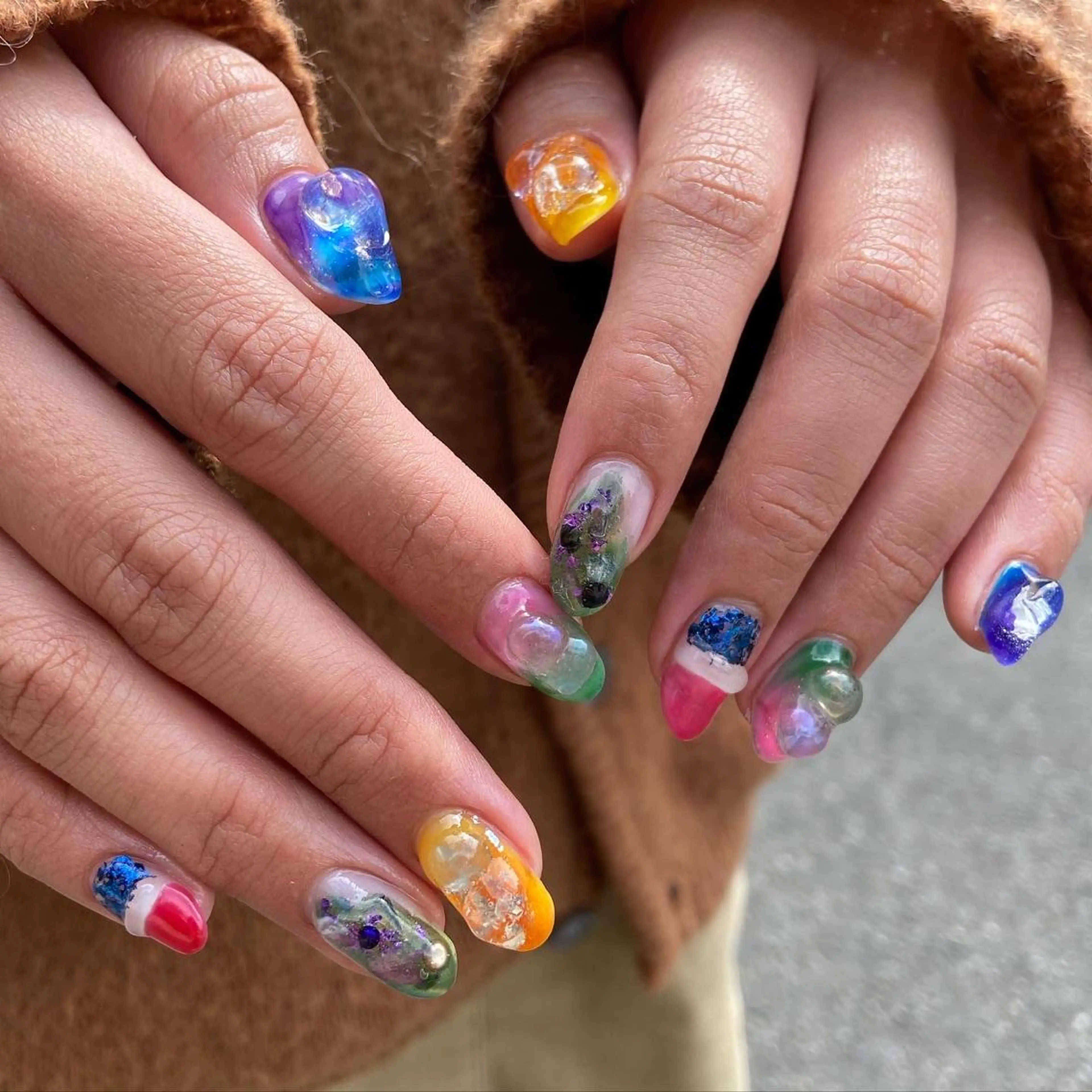 ネイル アートネイル クリアネイル . unffのネイルデザイン