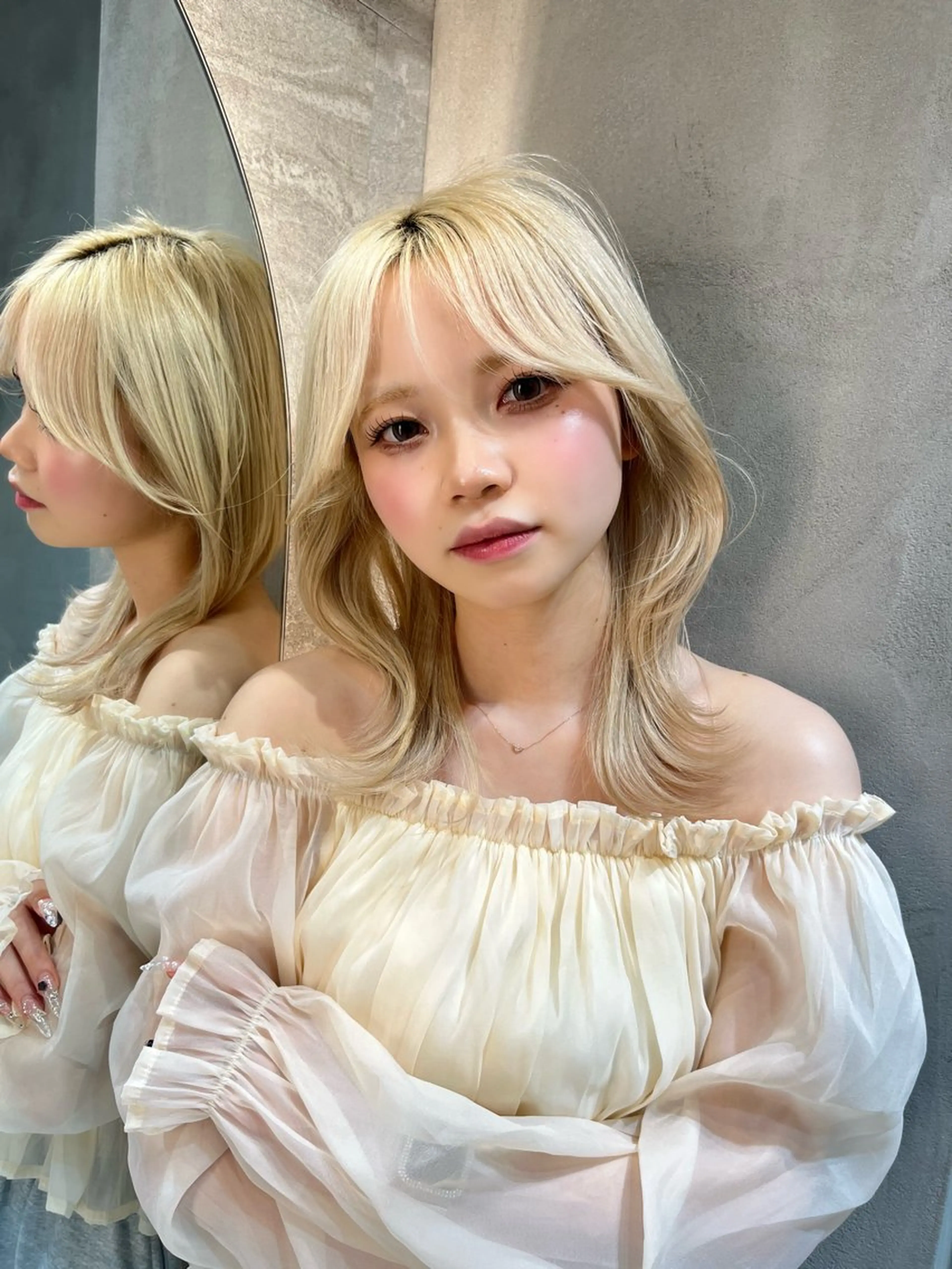 ミディアム 錦糸町美容室Londespoirロンドエスポワール所属・小久保 美空のヘアスタイル