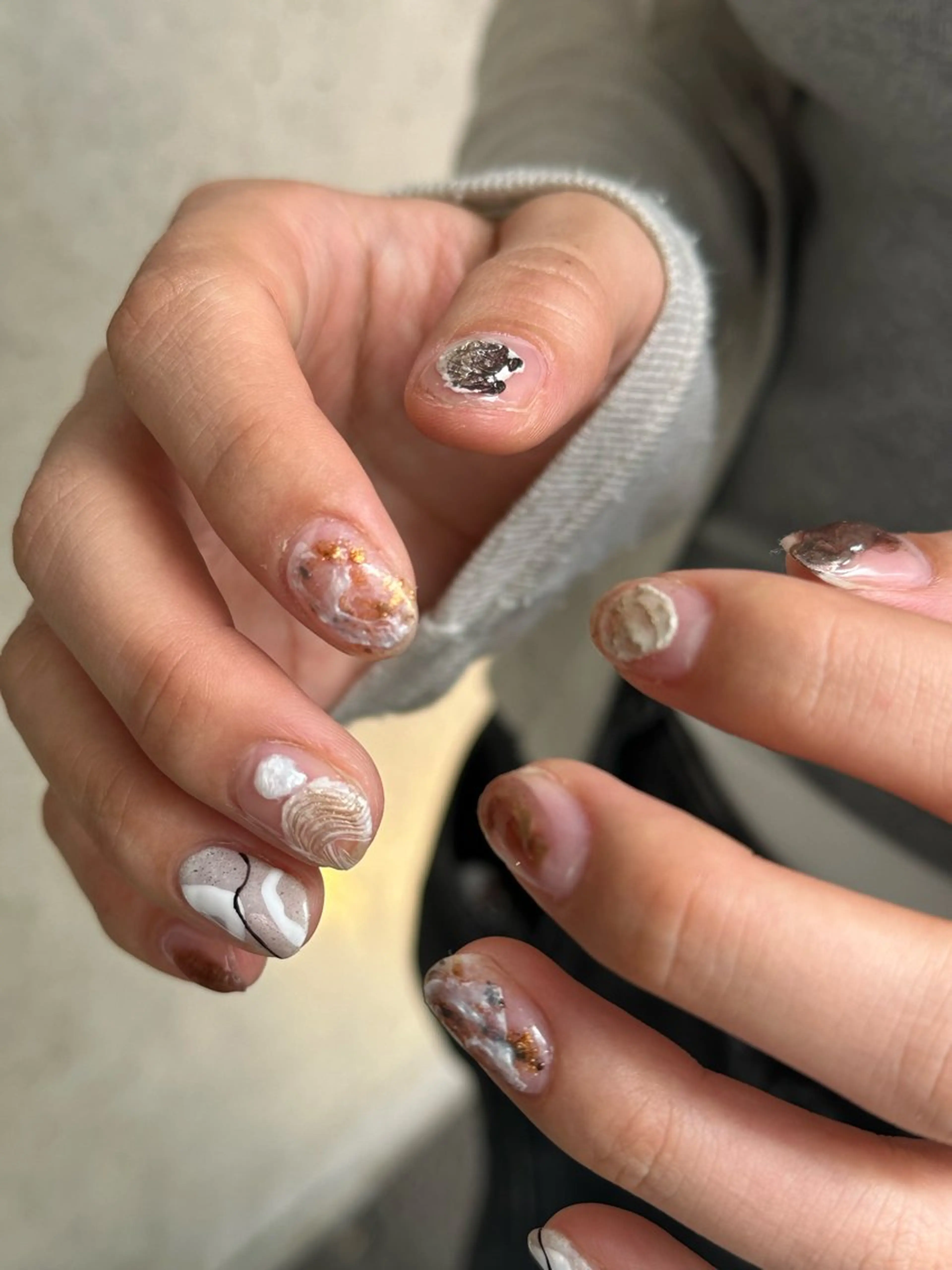 ネイル ニュアンスネイル Kakka Nail Shioriのネイルデザイン