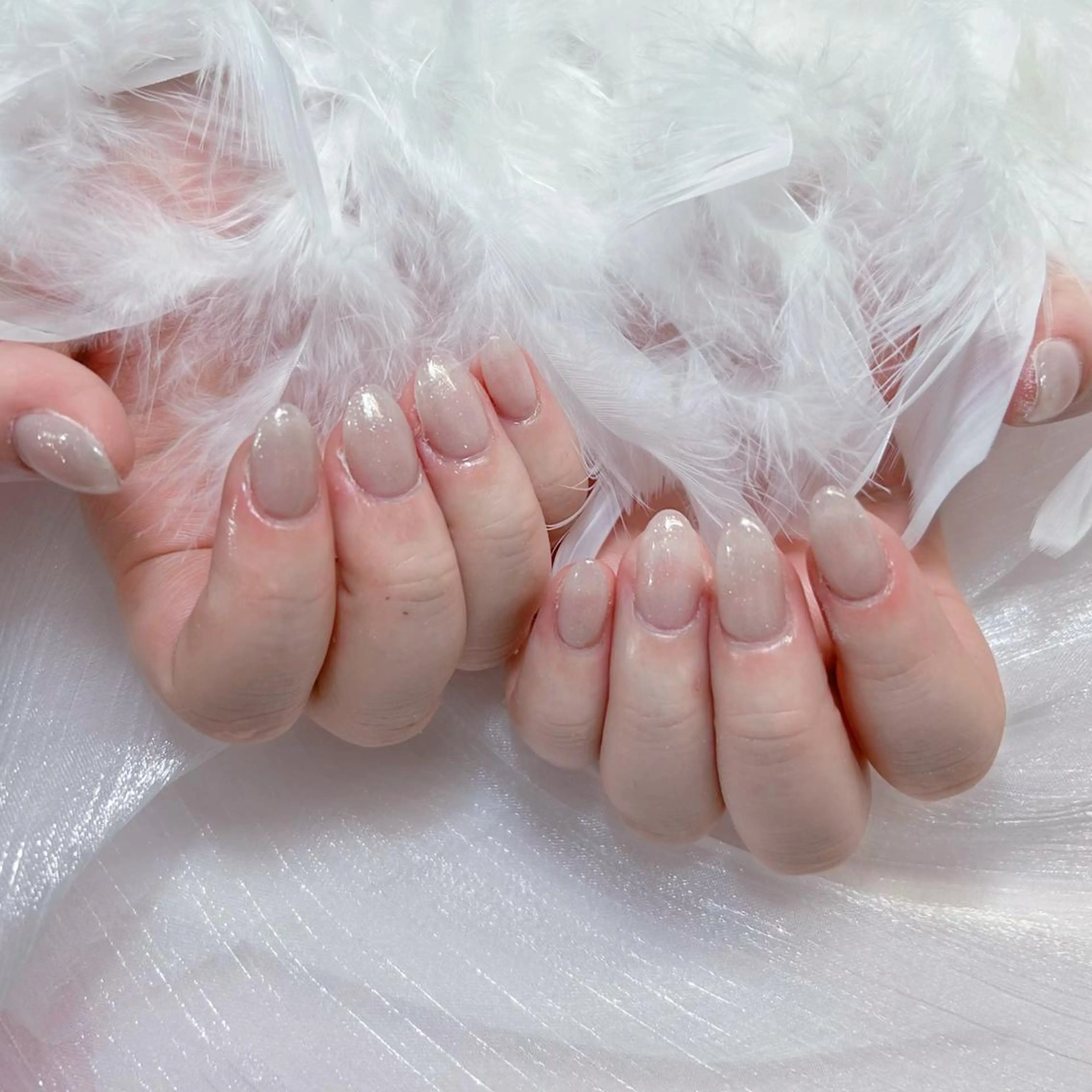 ネイル アートネイル オーロラネイル フラッシュネイル ガーリー キラキラネイル DIAMOND NailStudioのネイルデザイン