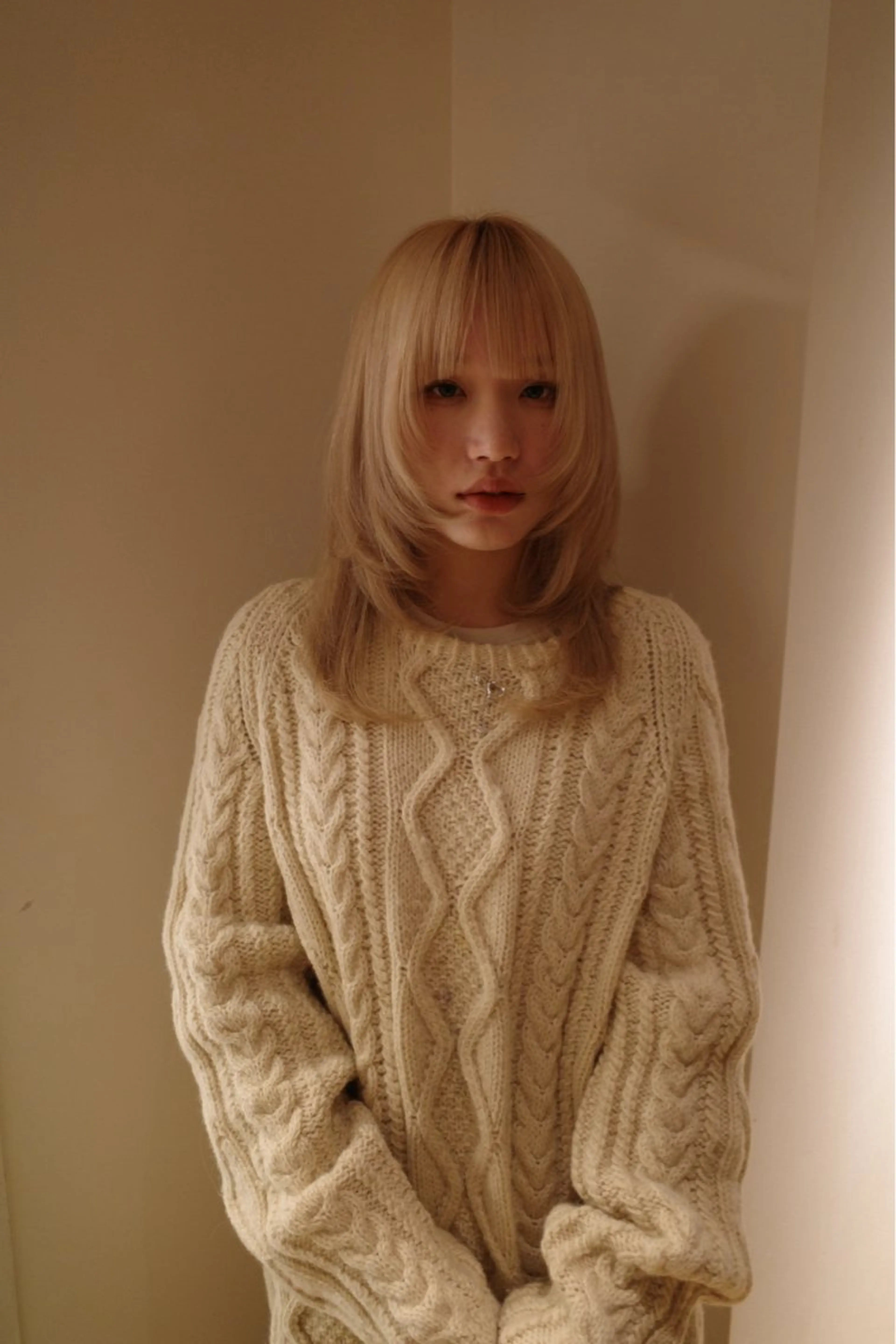 セミロング 暗髪🐈‍⬛艶髪☔︎ 愛弥のヘアスタイル