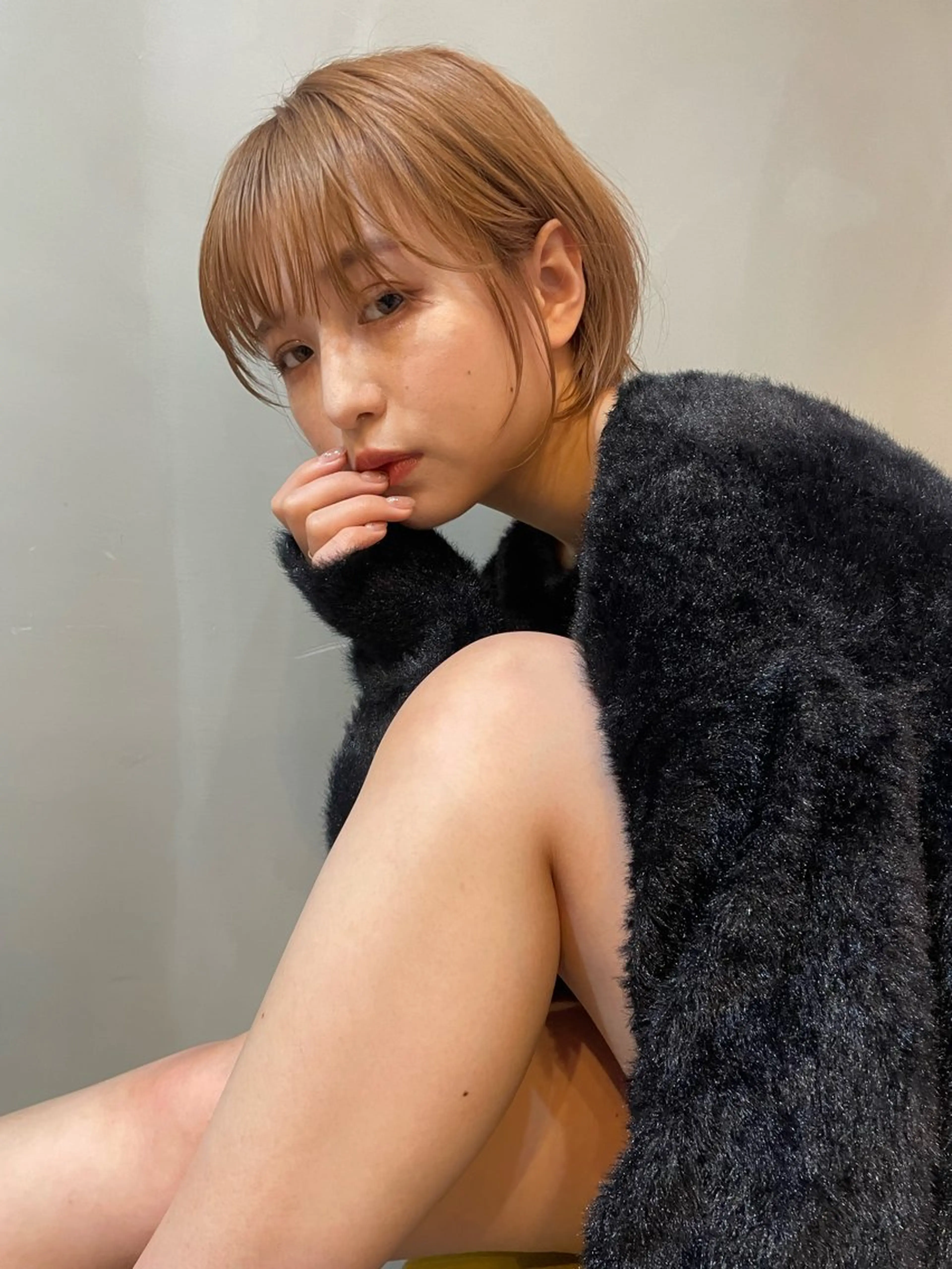 ショート カラー ショート/ボブ専門 宮脇美奈/南船場のヘアスタイル