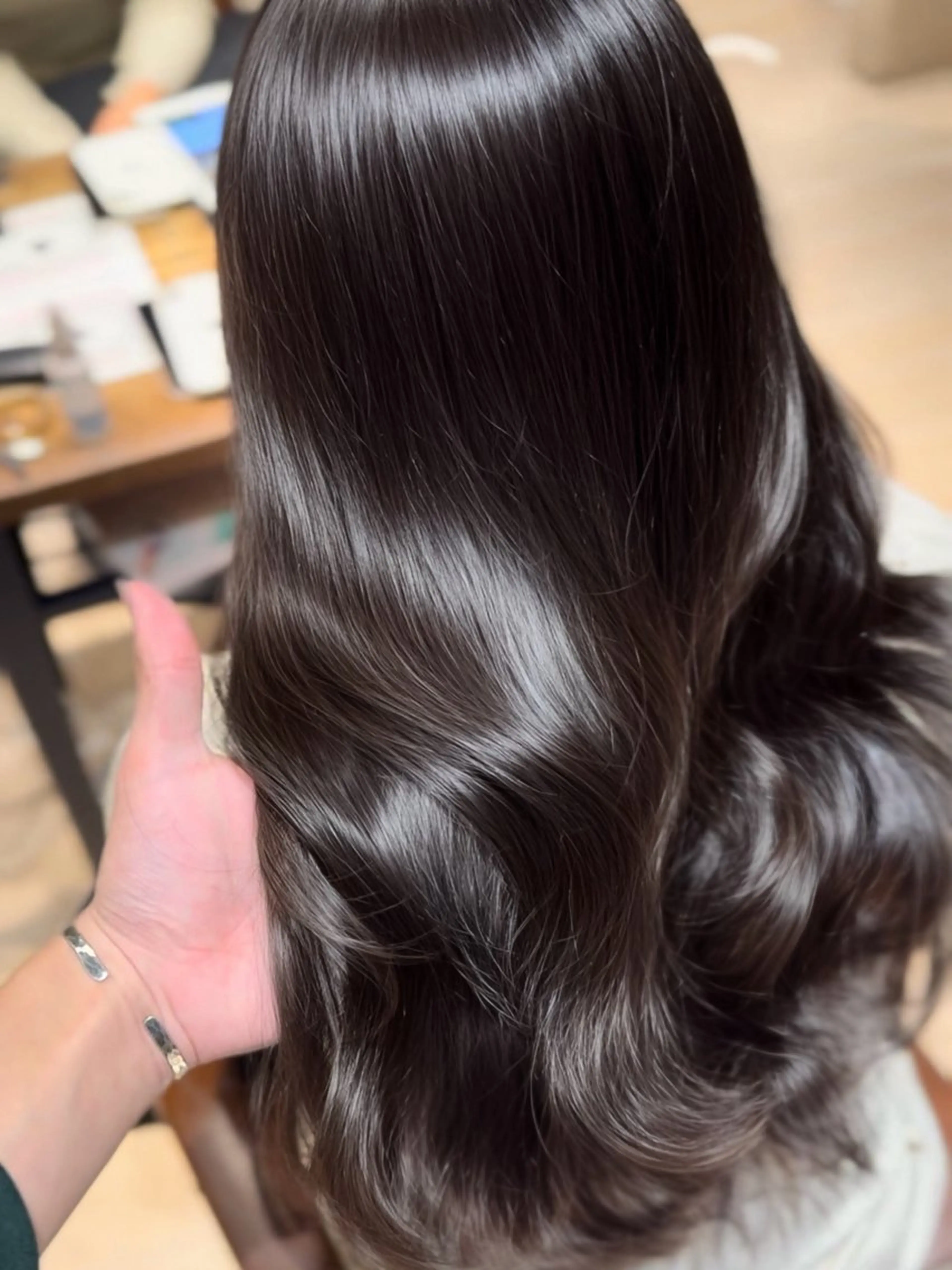 ミディアム カラー ヘアアレンジ カット ヘアカラー トリートメント 最小顔周り&レイヤー 特化/池袋/kokiのヘアスタイル