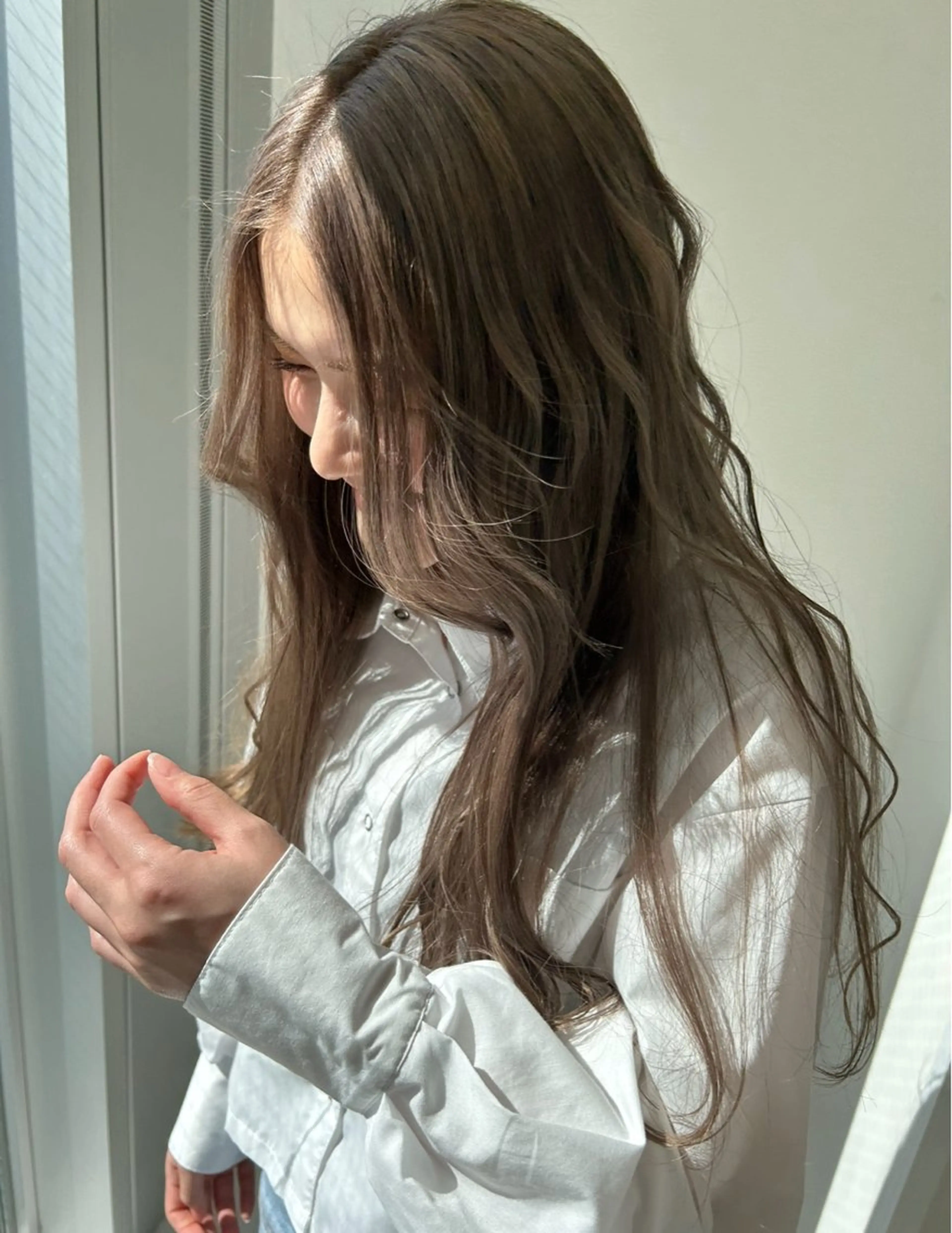 ロング カラー カット トリートメント 伶風/デザインカット /ボブ/透明感カラーのヘアスタイル