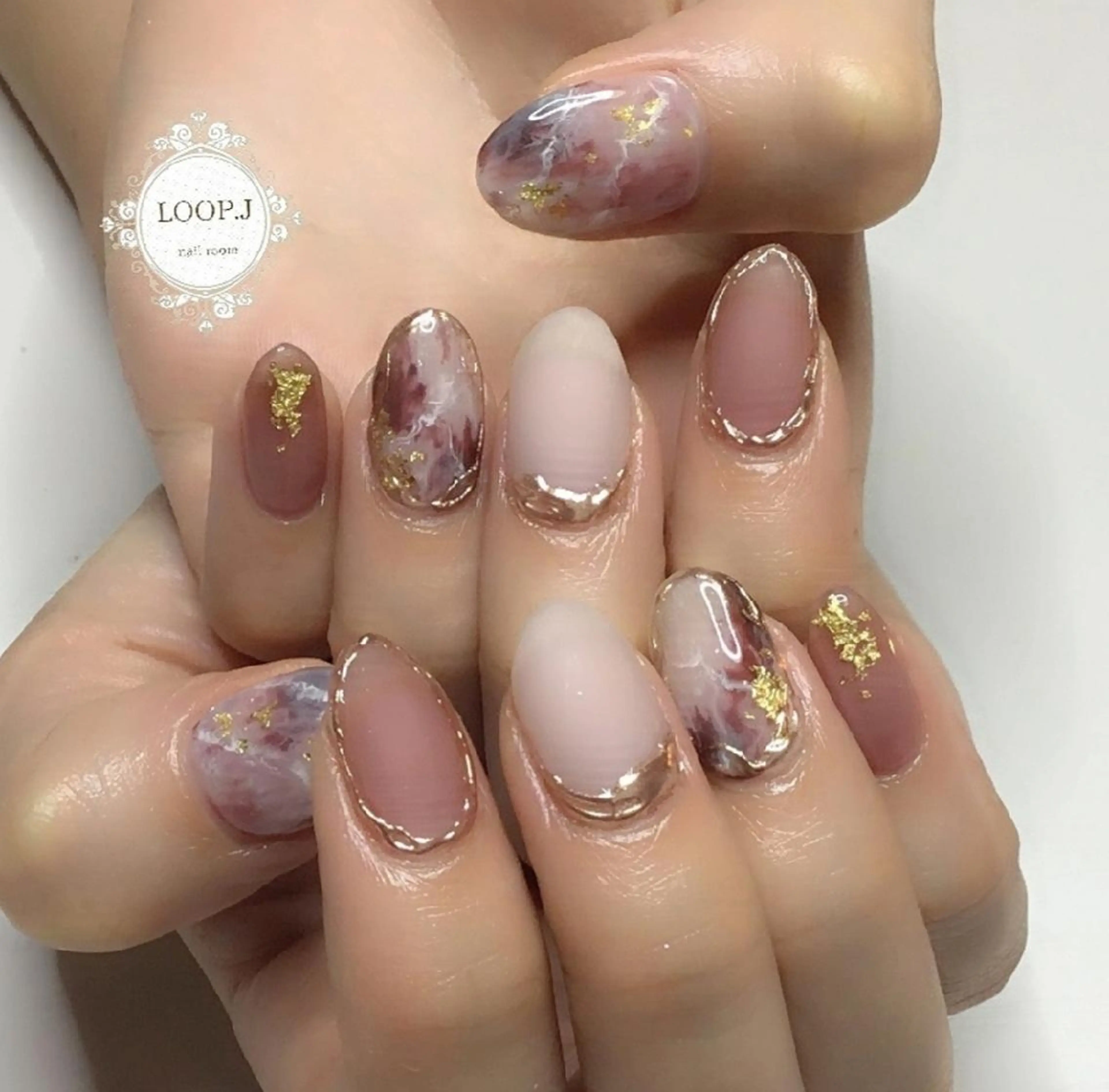 ネイル ハンドネイル おおくぼ めぐみのネイルデザイン