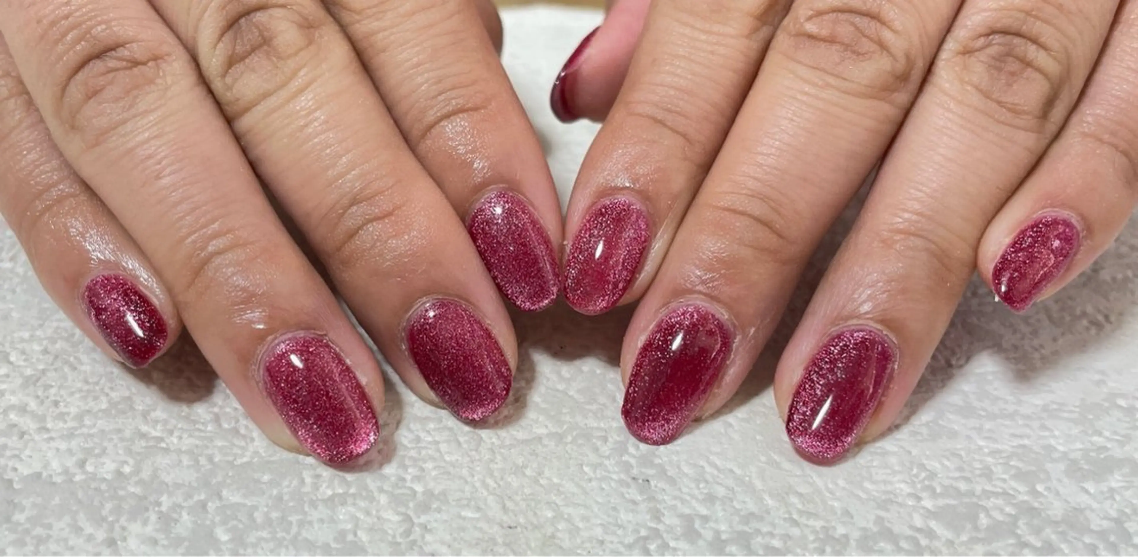 ネイル オーロラネイル フットネイル フレンチネイル ジェルネイル 韓国ネイル ハンドネイル Mogu nail 二子玉川のネイルデザイン