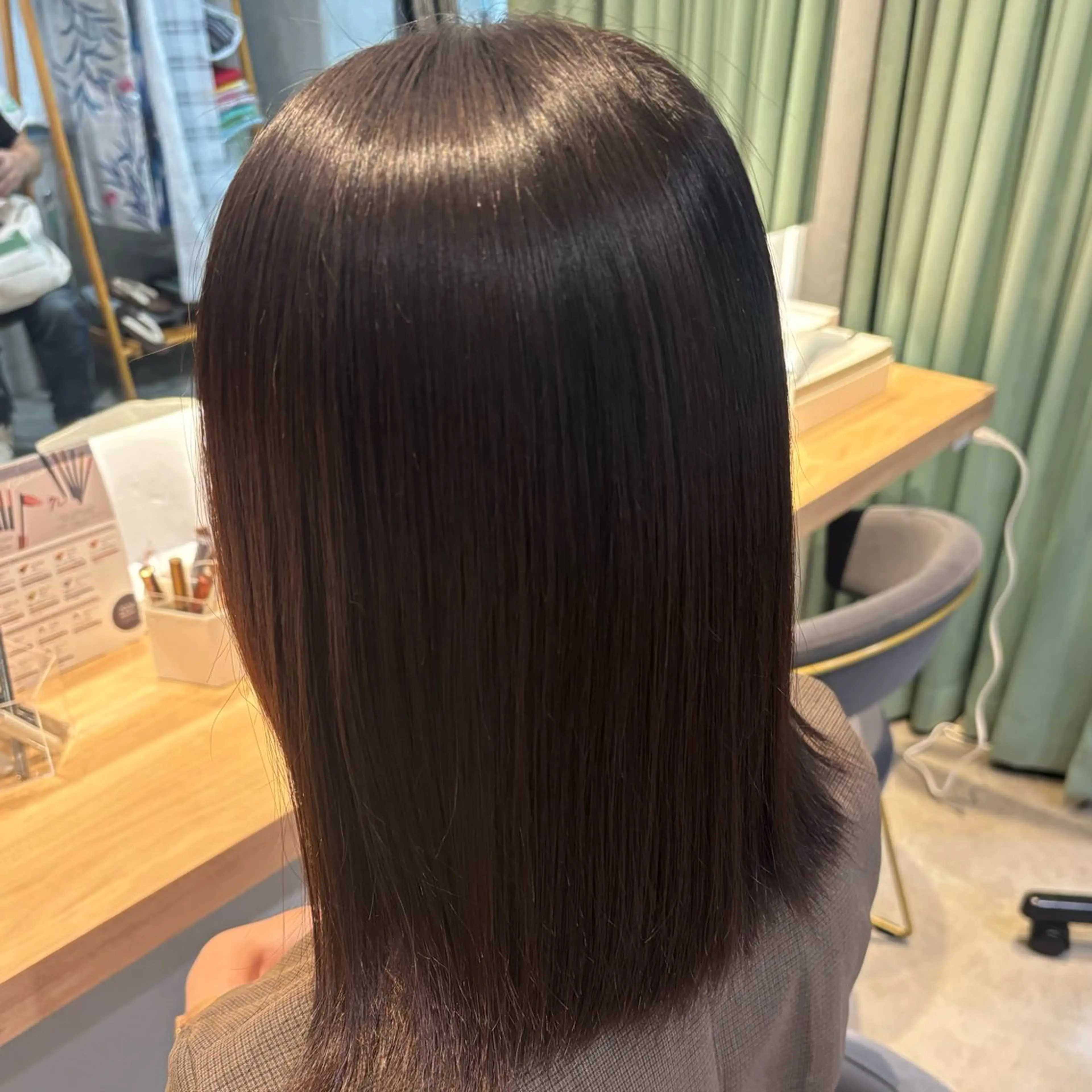 縮毛矯正 りあの🎀 /暖色カラー🍒のヘアスタイル