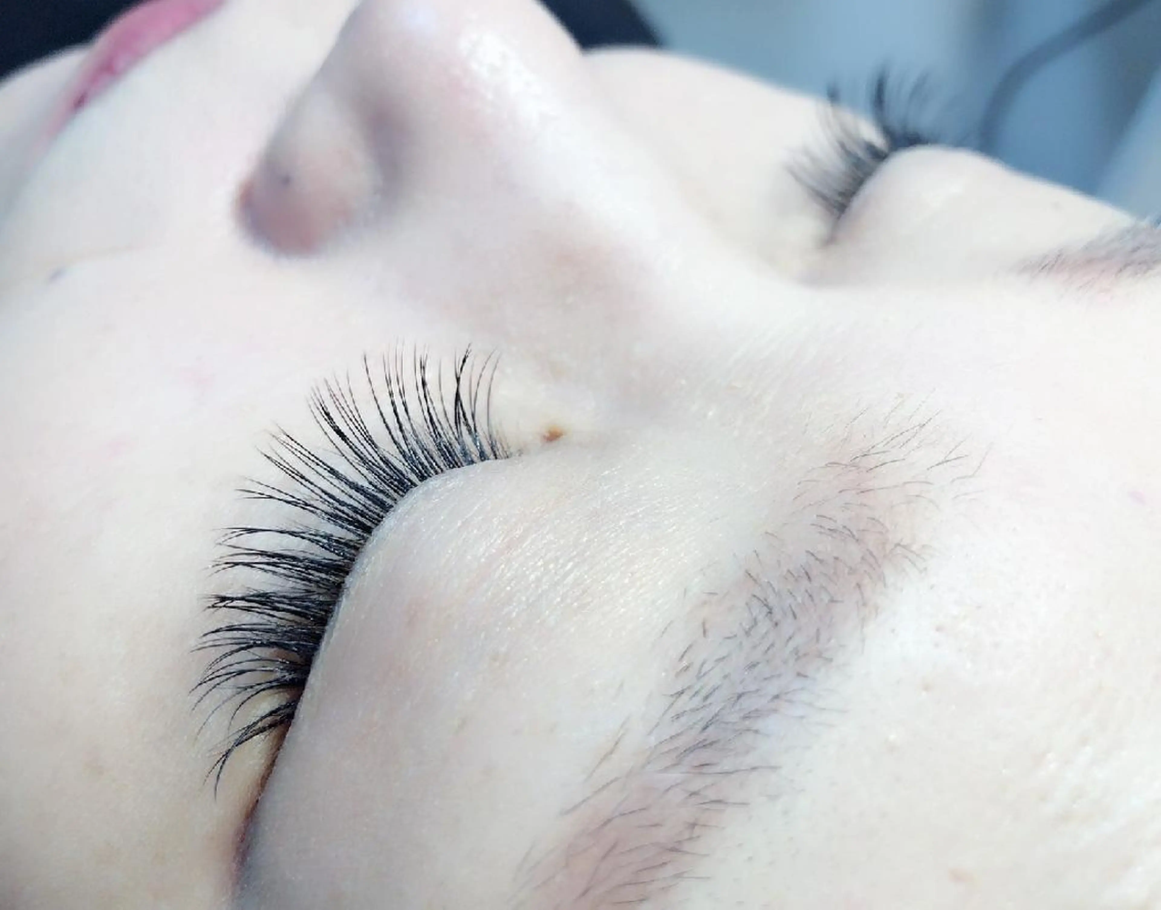 マツエク・マツパ 付け放題 キュート フラットラッシュ 下まつげエクステ 一重×まつ毛パーマ 吉岡 ゆうなのマツエク・マツパデザイン