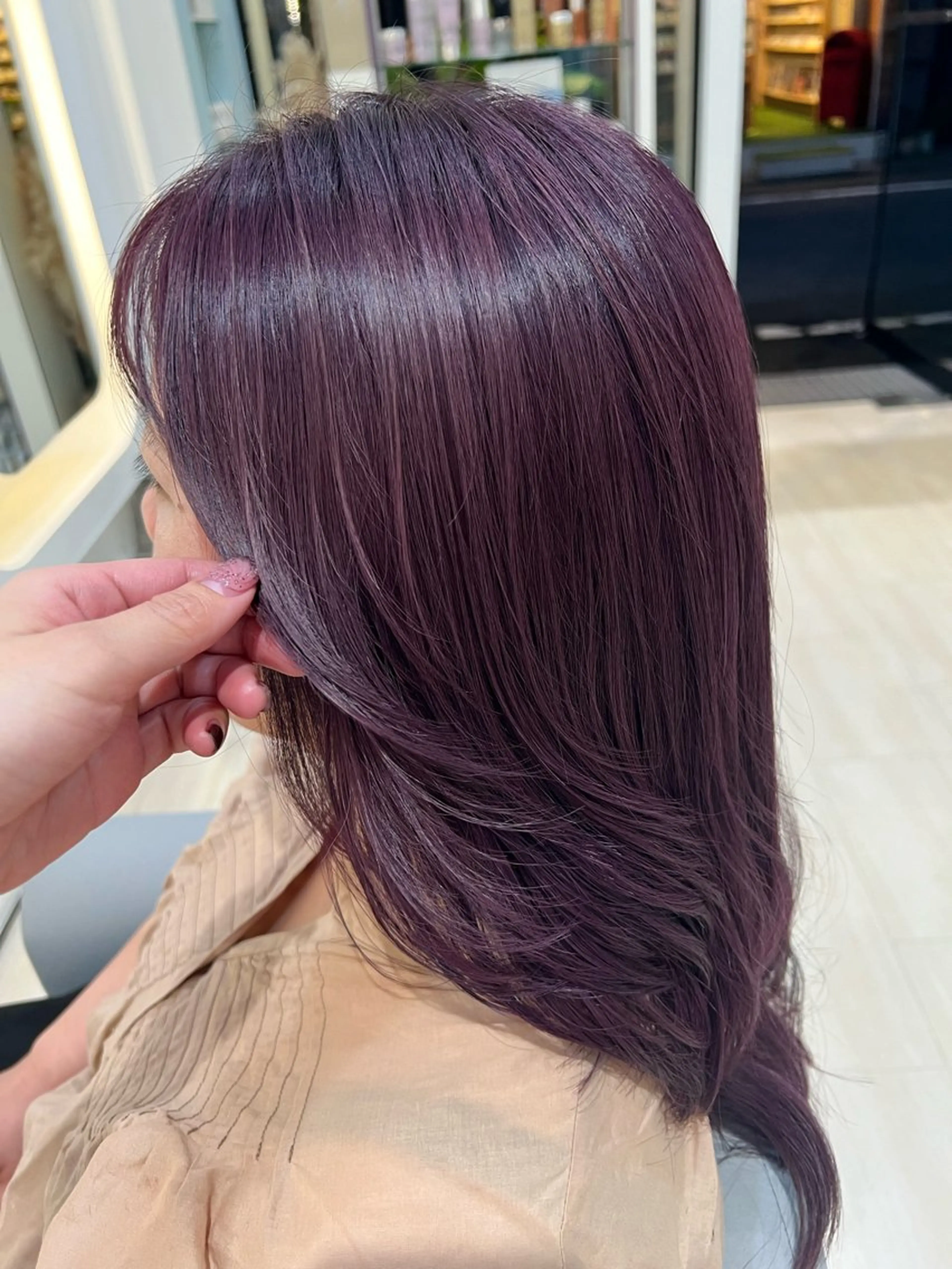 ミディアム カラー 河原町/艶髪/西田 晴香のその他イメージ