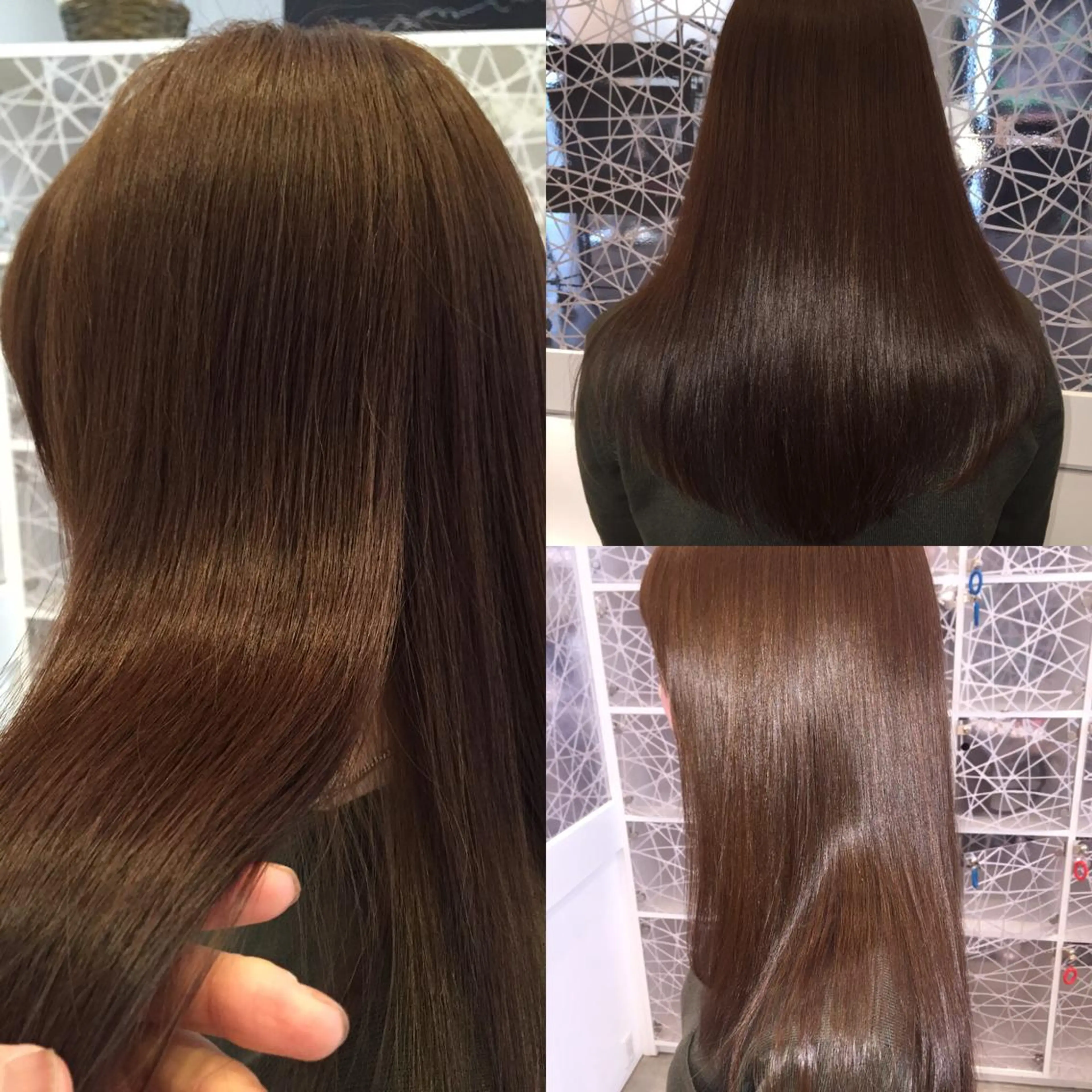 セミロング ロング カラー イルミナカラー Re:ta KANZOのヘアスタイル