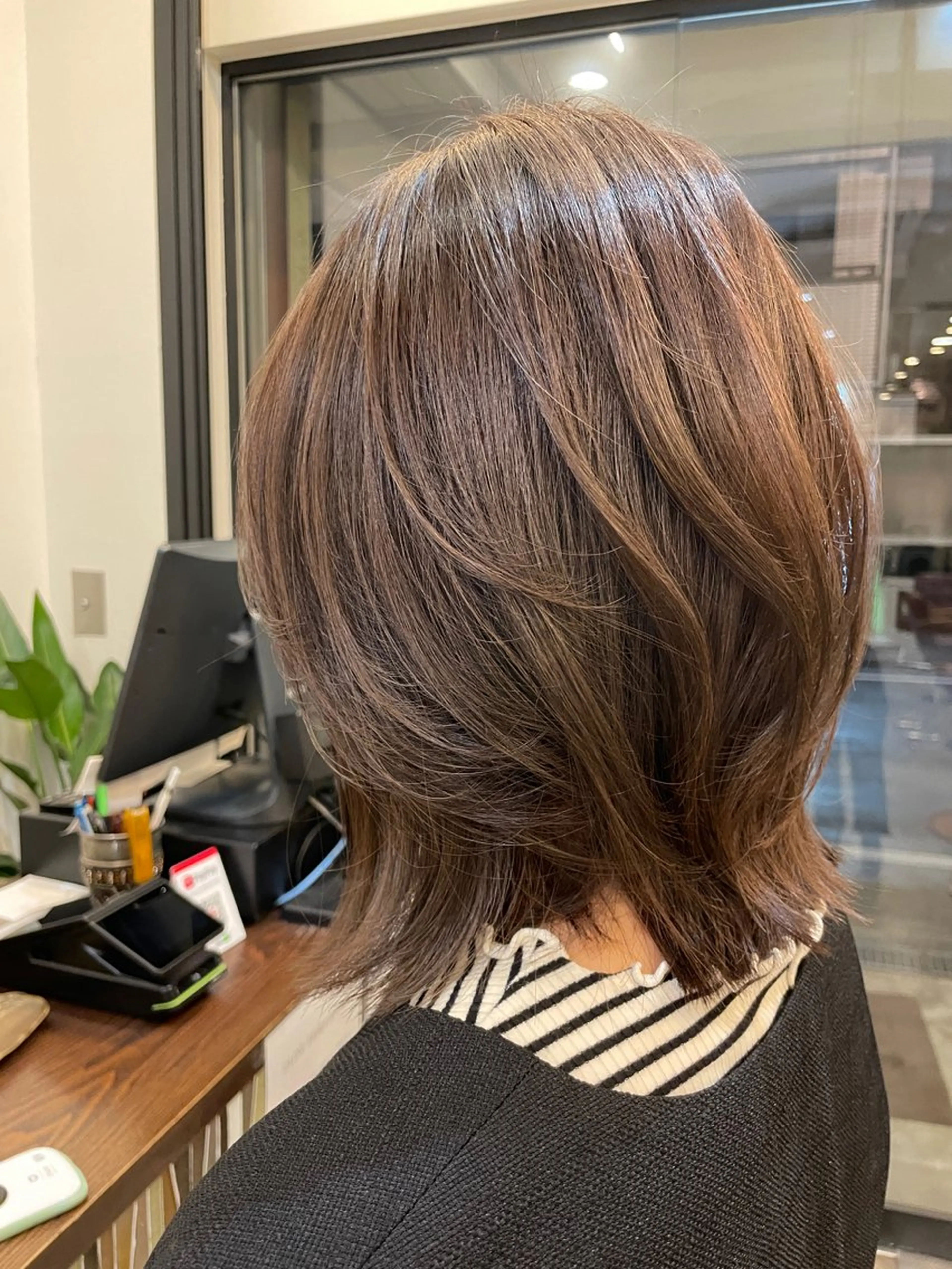 ミディアム 堀田 結香のヘアスタイル