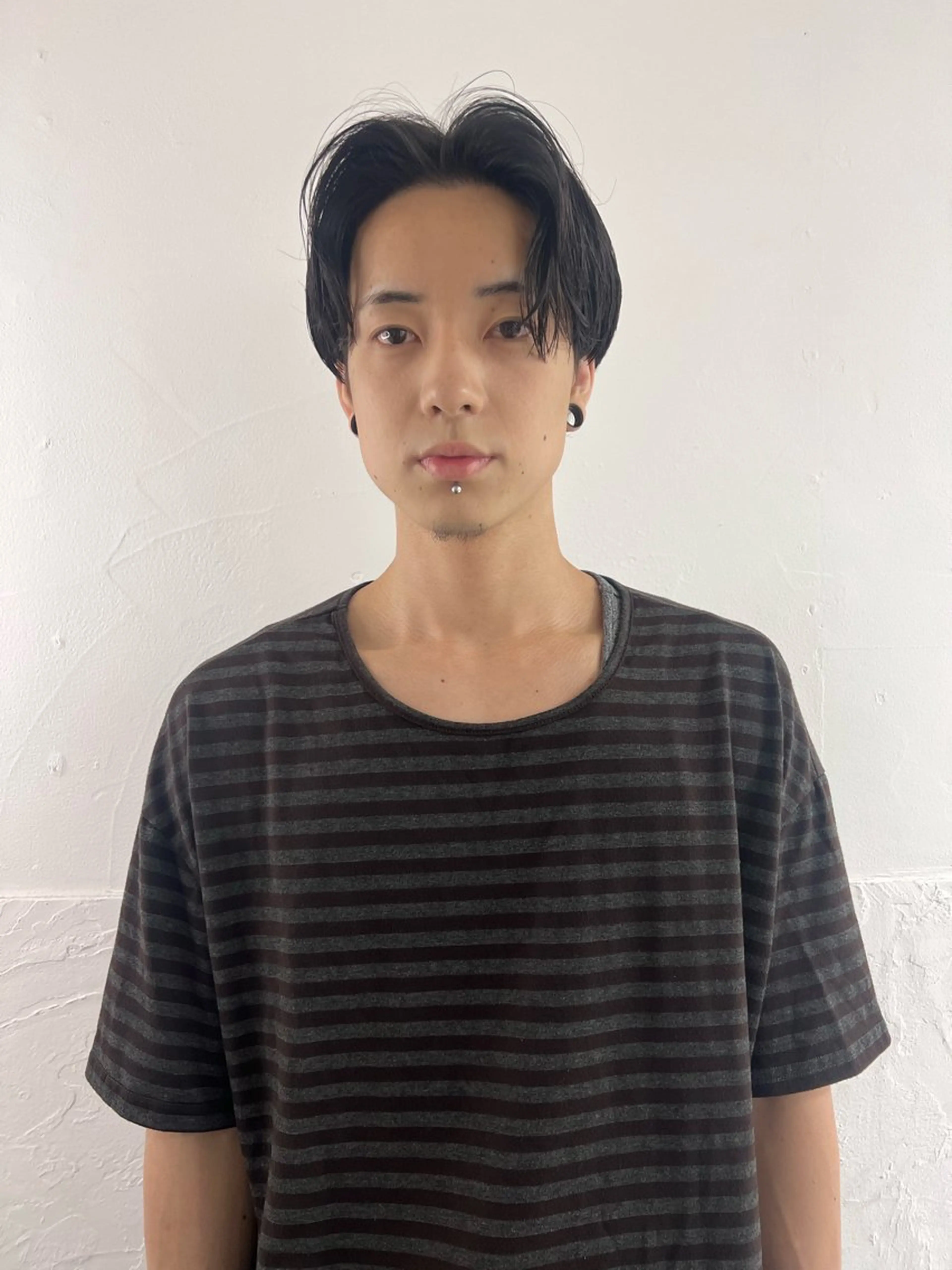 ミディアム メンズ カット メンズスタイリスト リュウジのヘアスタイル