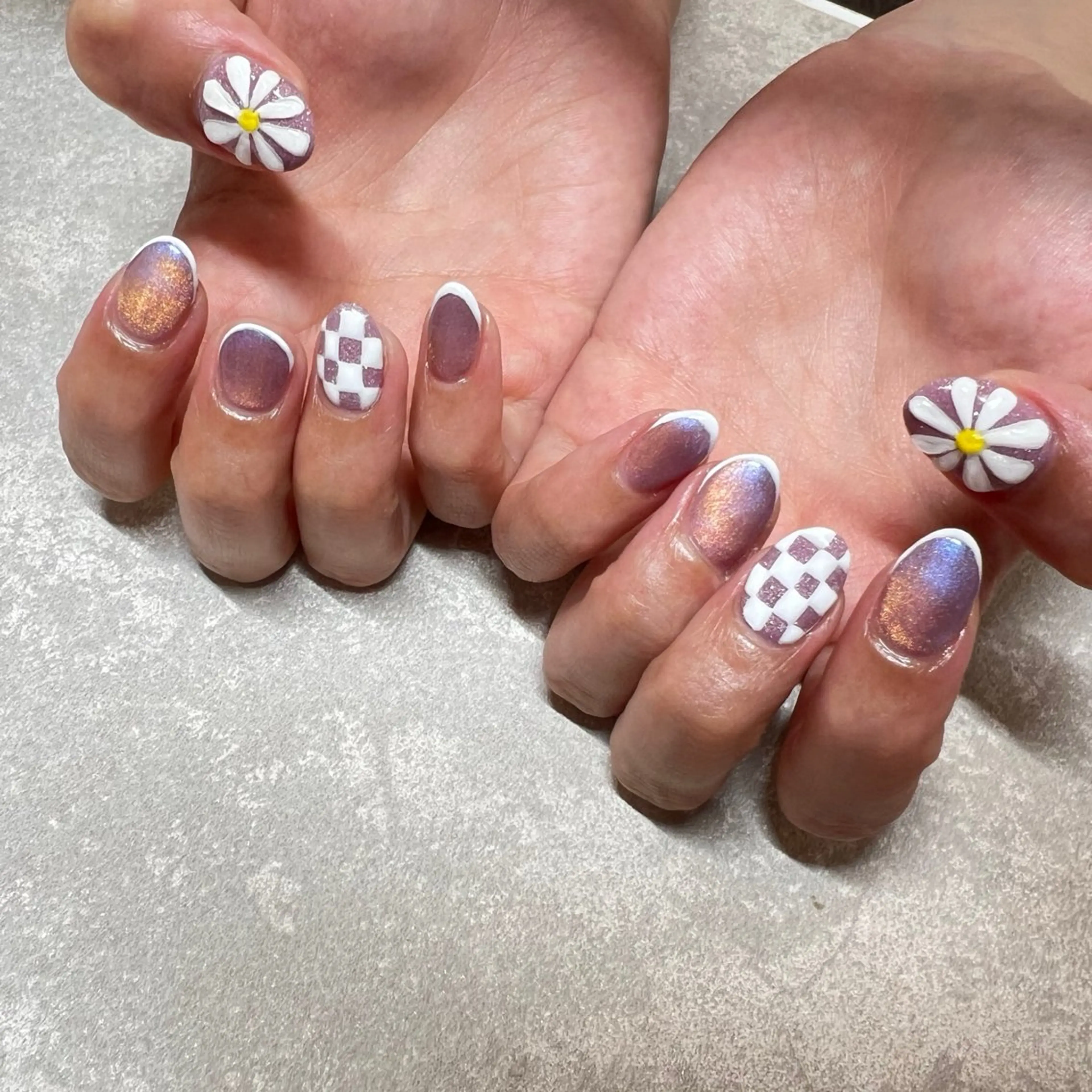 ネイル アートネイル 持ち込み ルミエナ銀座 KATAOKAのネイルデザイン