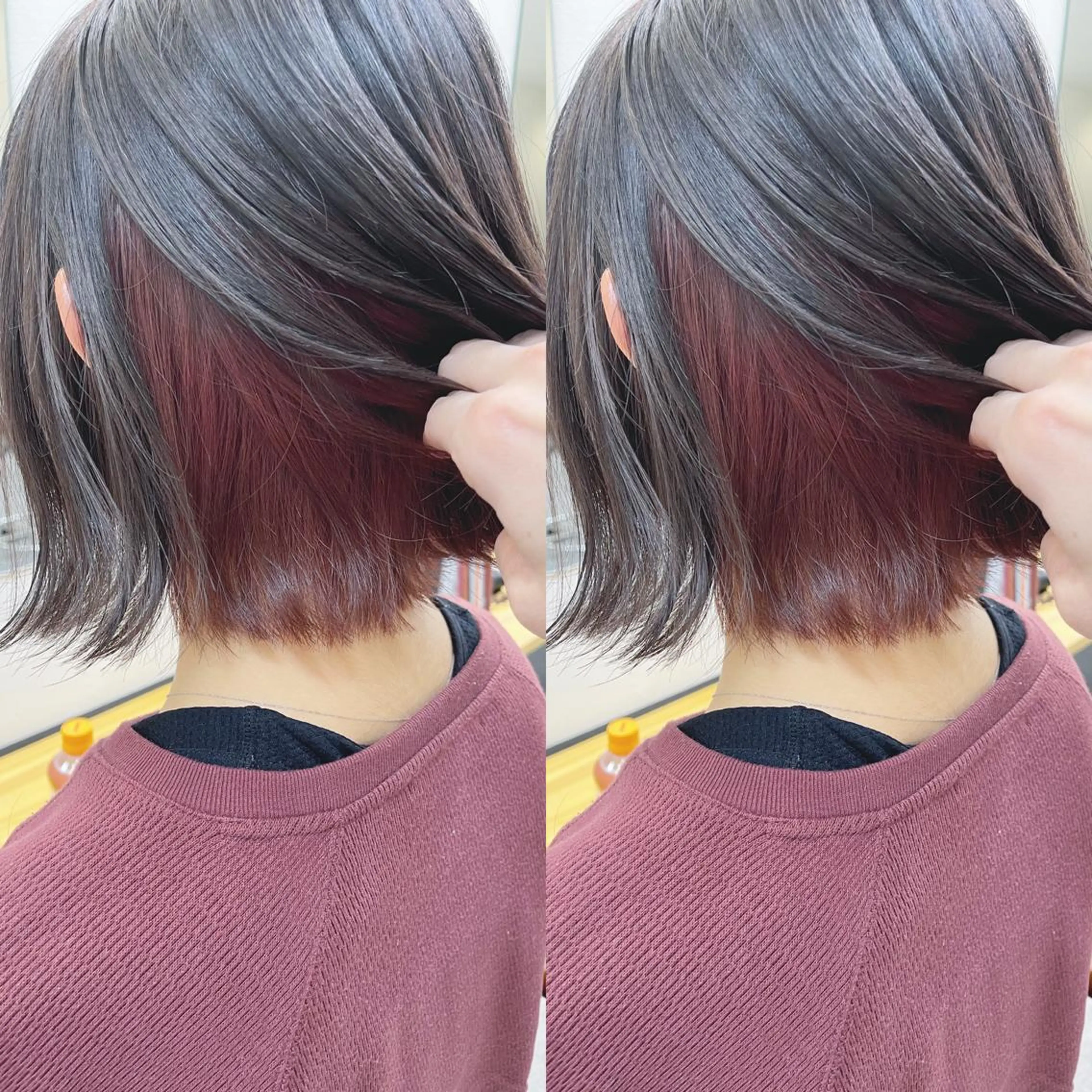 ミディアム パープルカラー H所属・H (エイチ) 烏丸御池店のヘアスタイル