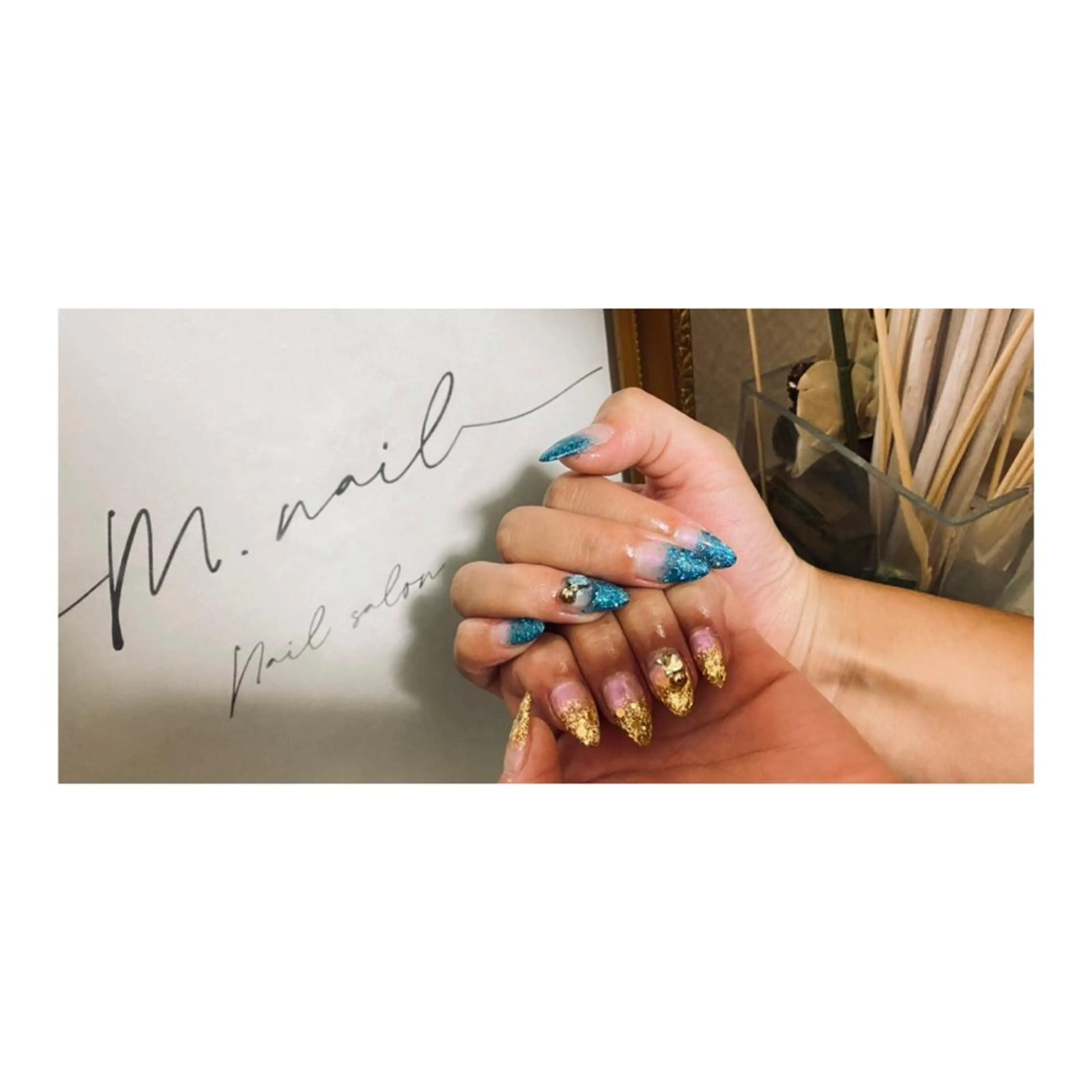 ネイル ハンドネイル M nail 個人サロン𓆉♥︎のネイルデザイン