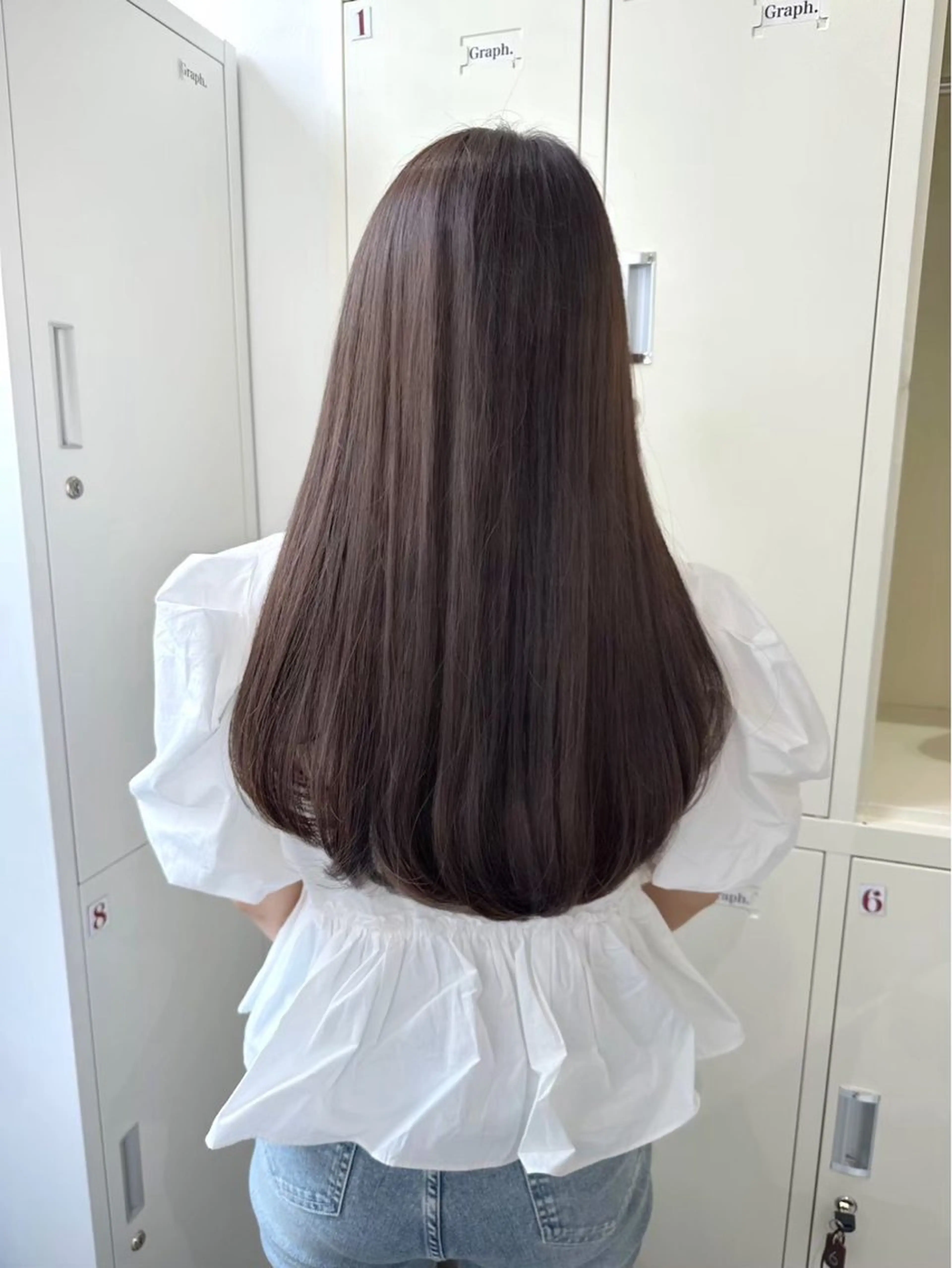 透明感カラー♡ 岡部瑠里のヘアスタイル