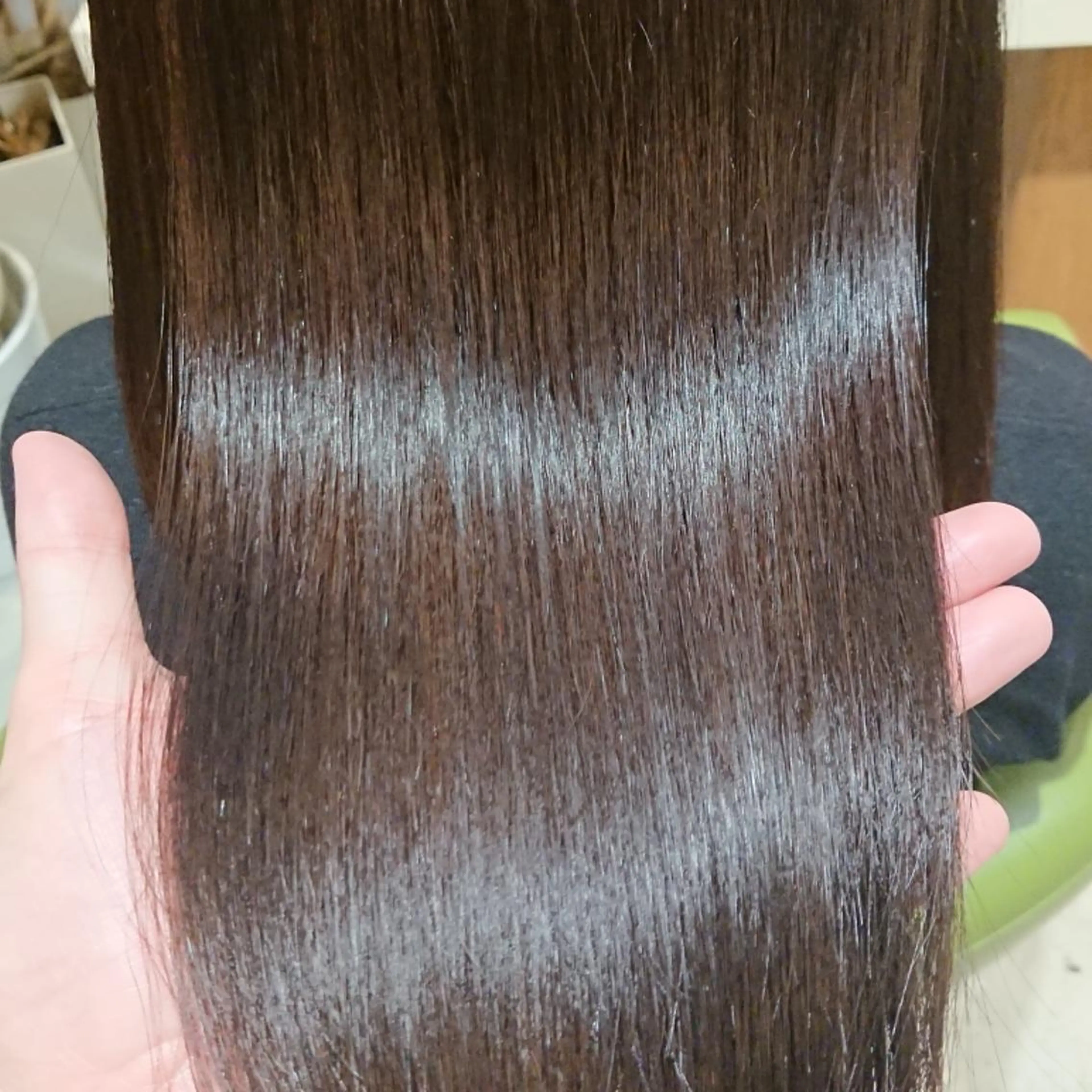 セミロング 髪質改善 縮毛矯正 crea   芦田 武栄のヘアスタイル