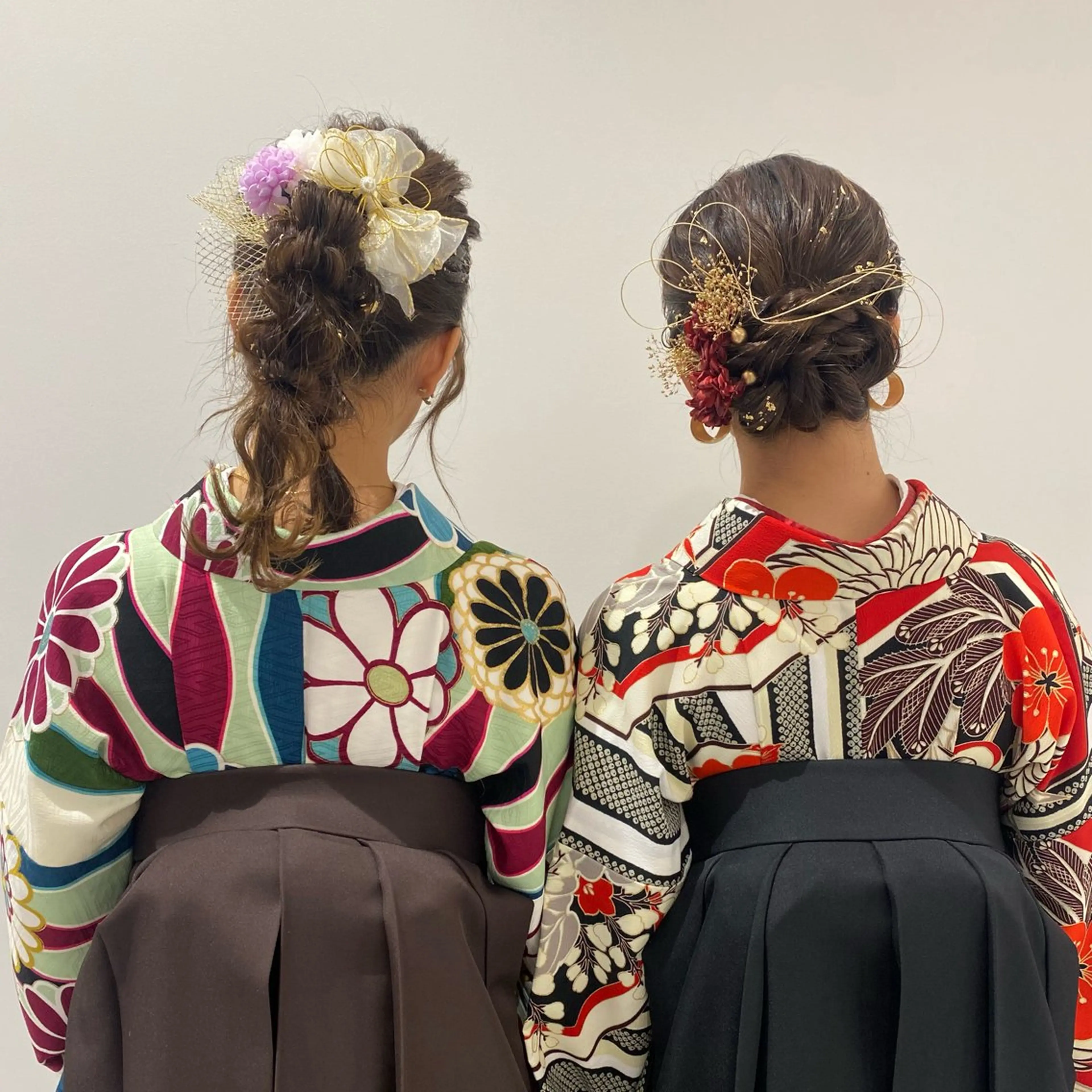 卒業式ペア割クーポン🌸【袴着付け＆ヘアセット】早朝OK👌※詳細確認お願いいたします❣️の写真