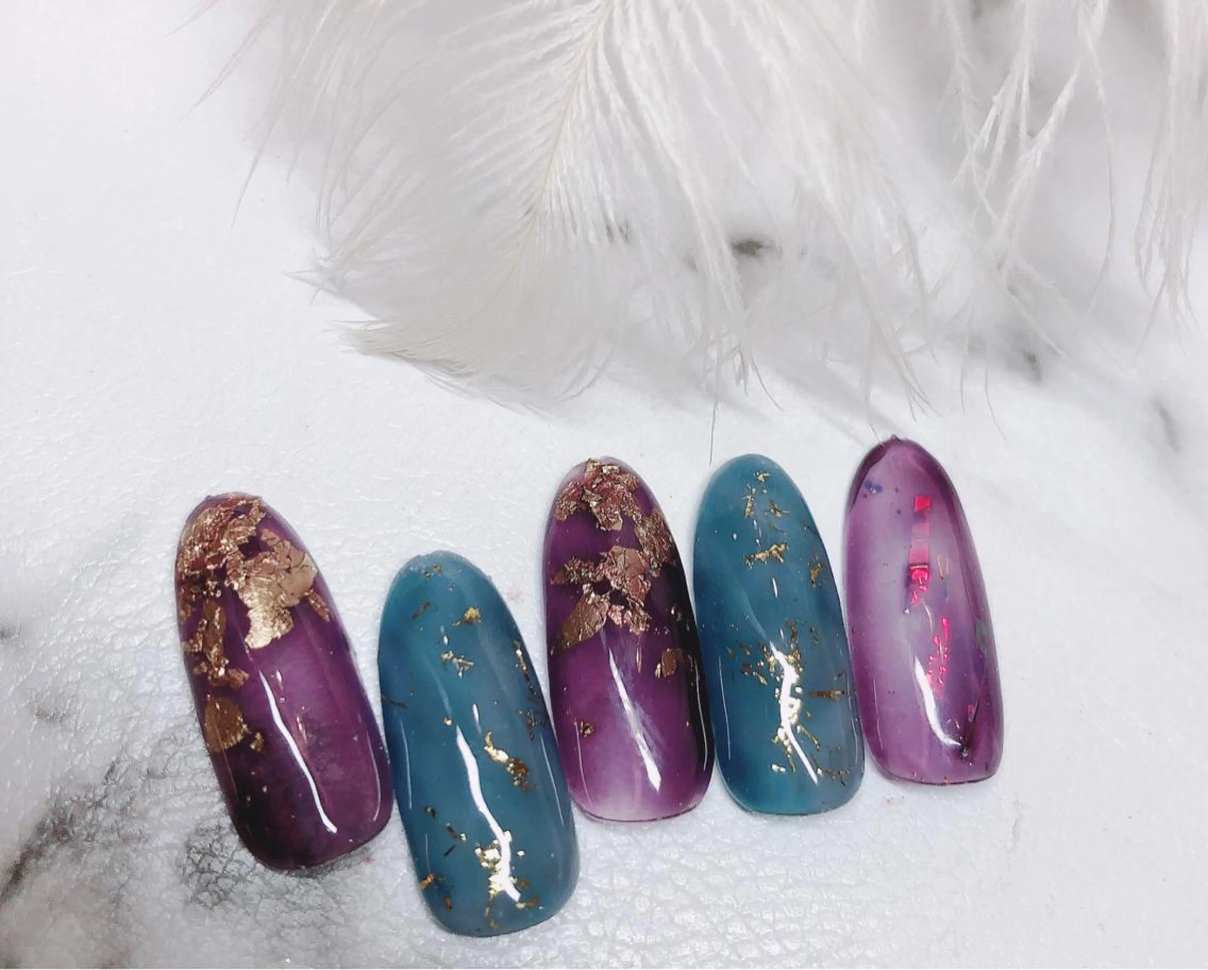 ネイル ハンドネイル マジックミラー所属・マジック ミラーのネイルデザイン