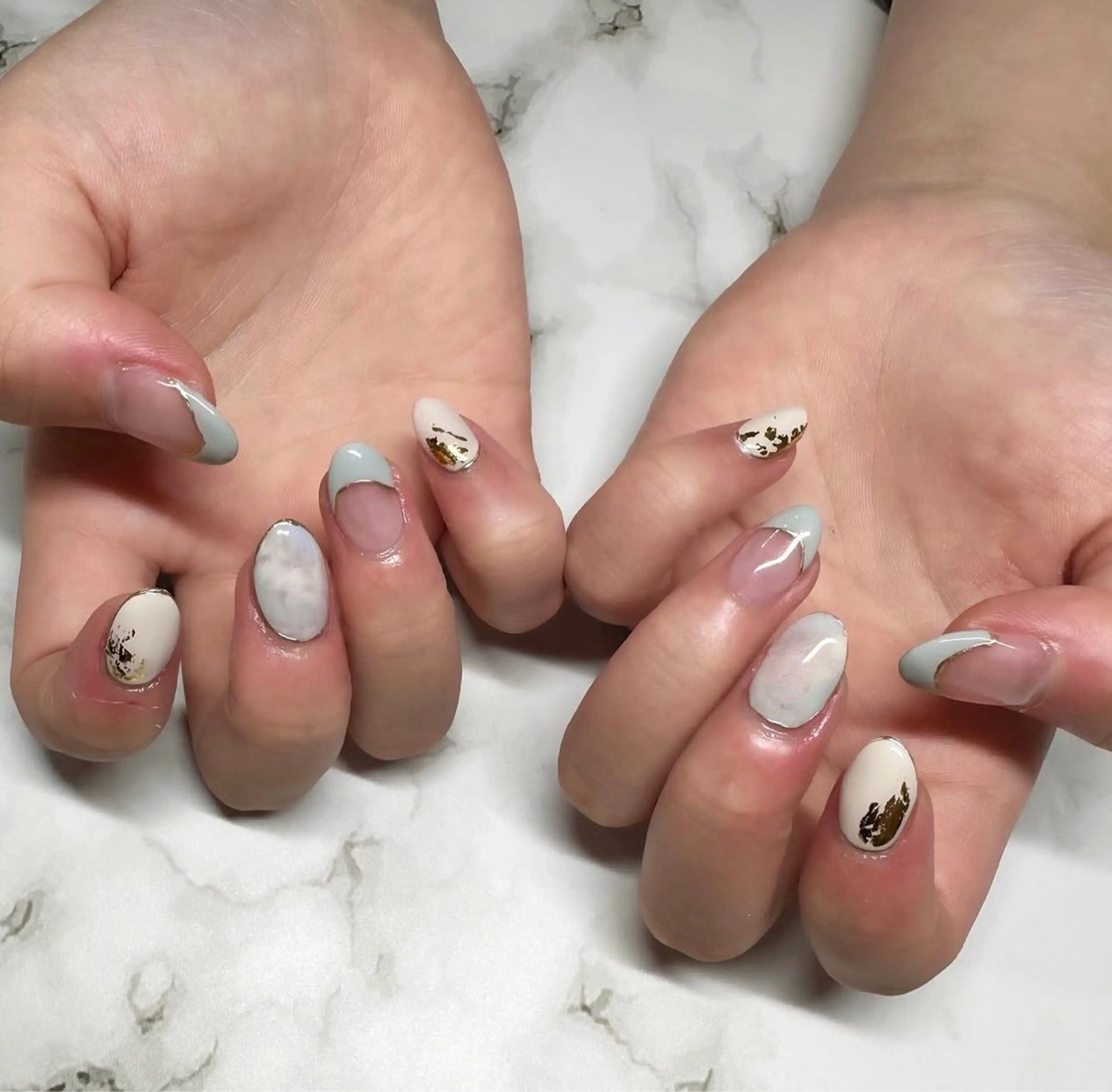 ネイル ニュアンスネイル Aicome所属・aicome senaのネイルデザイン